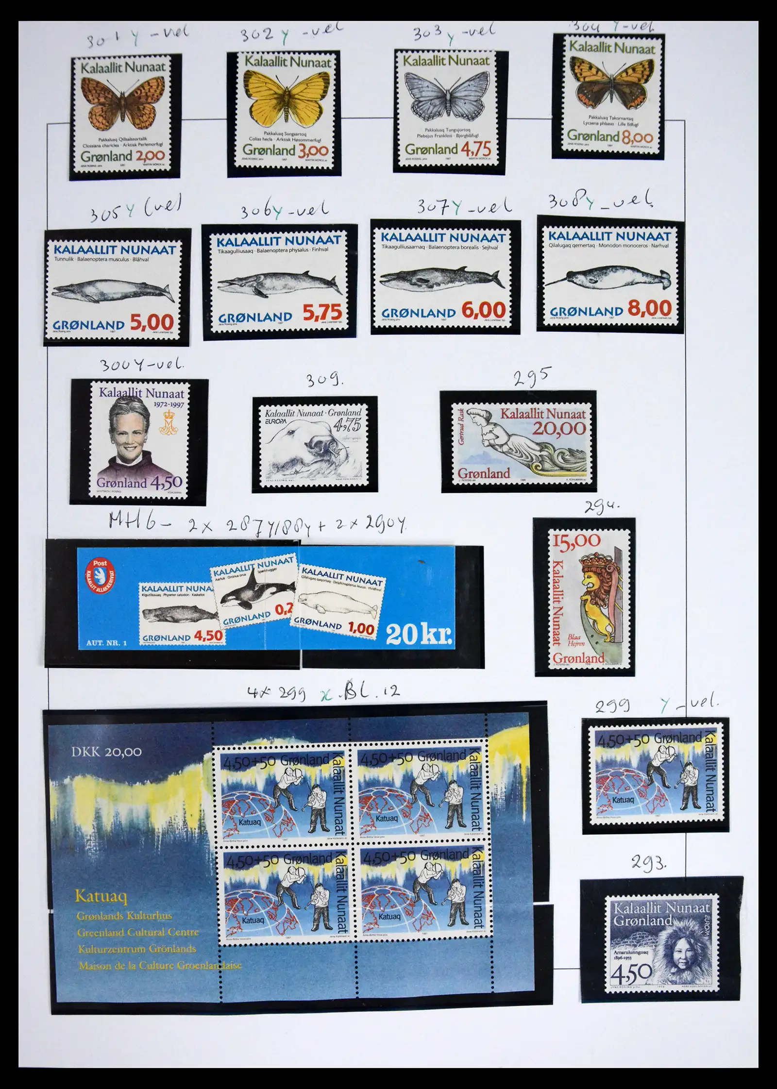 41567 0042 - Stamp collection 41567 Greenland 1905-2011.