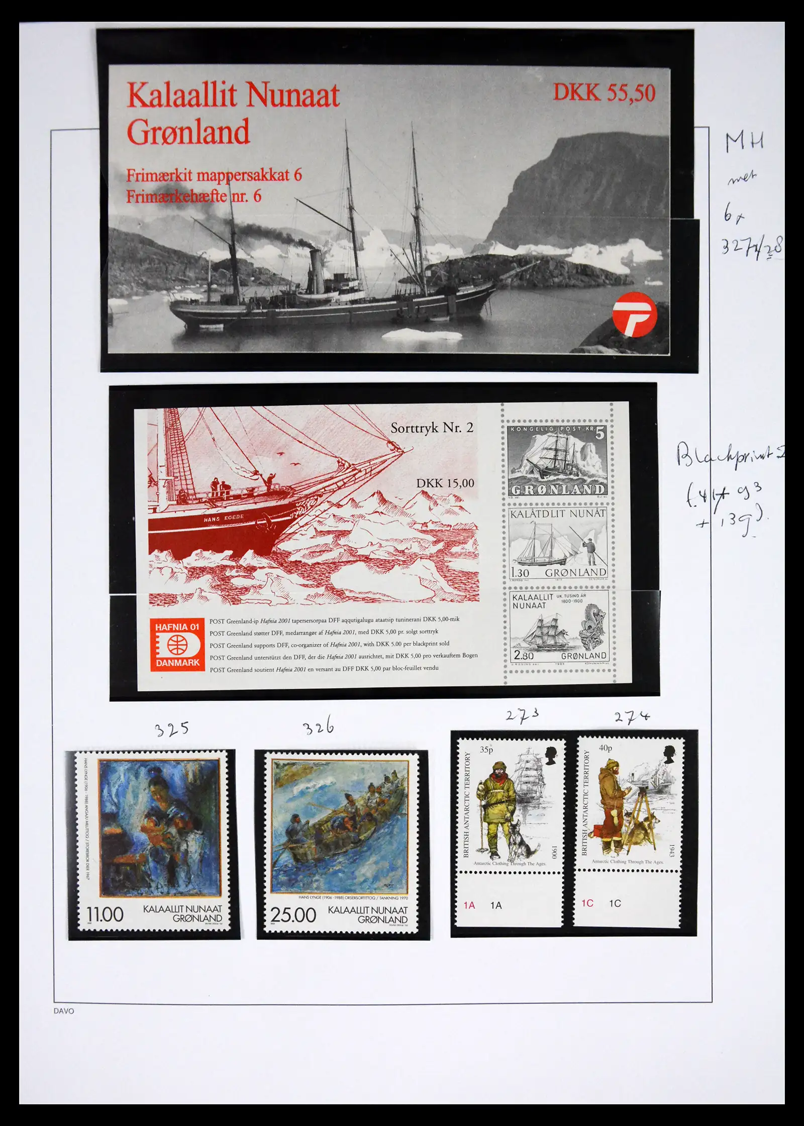 41567 0046 - Stamp collection 41567 Greenland 1905-2011.