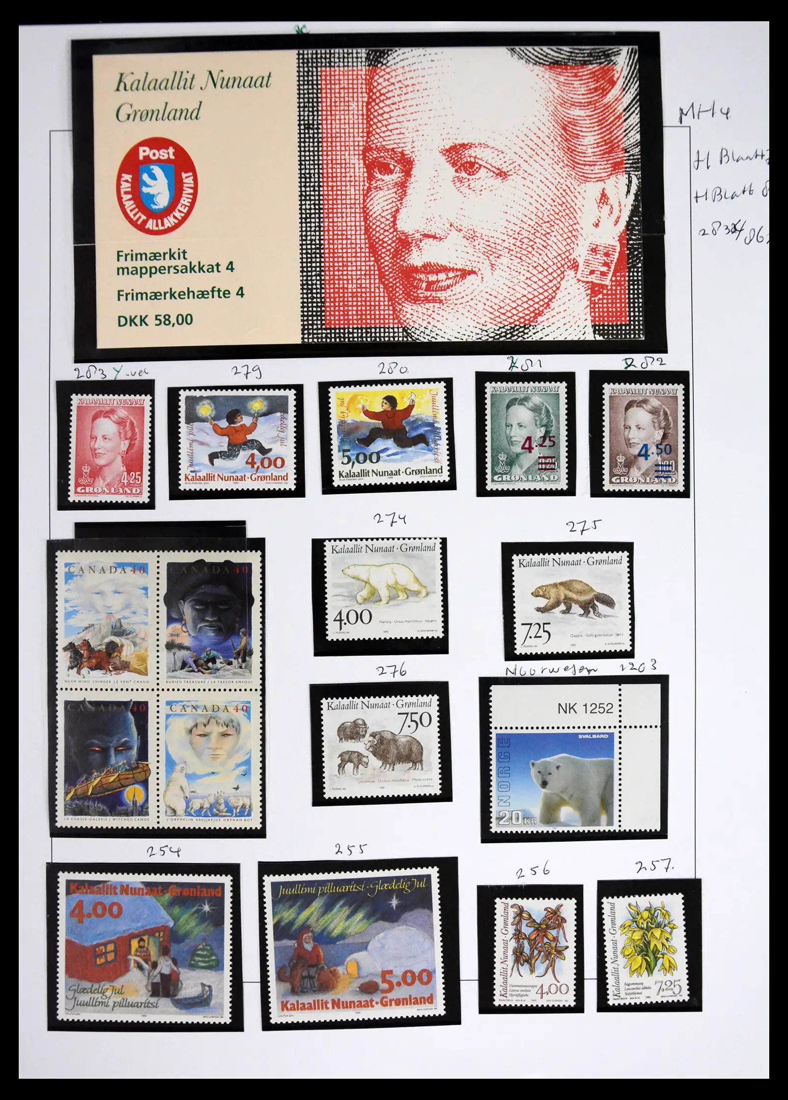 41567 0052 - Stamp collection 41567 Greenland 1905-2011.