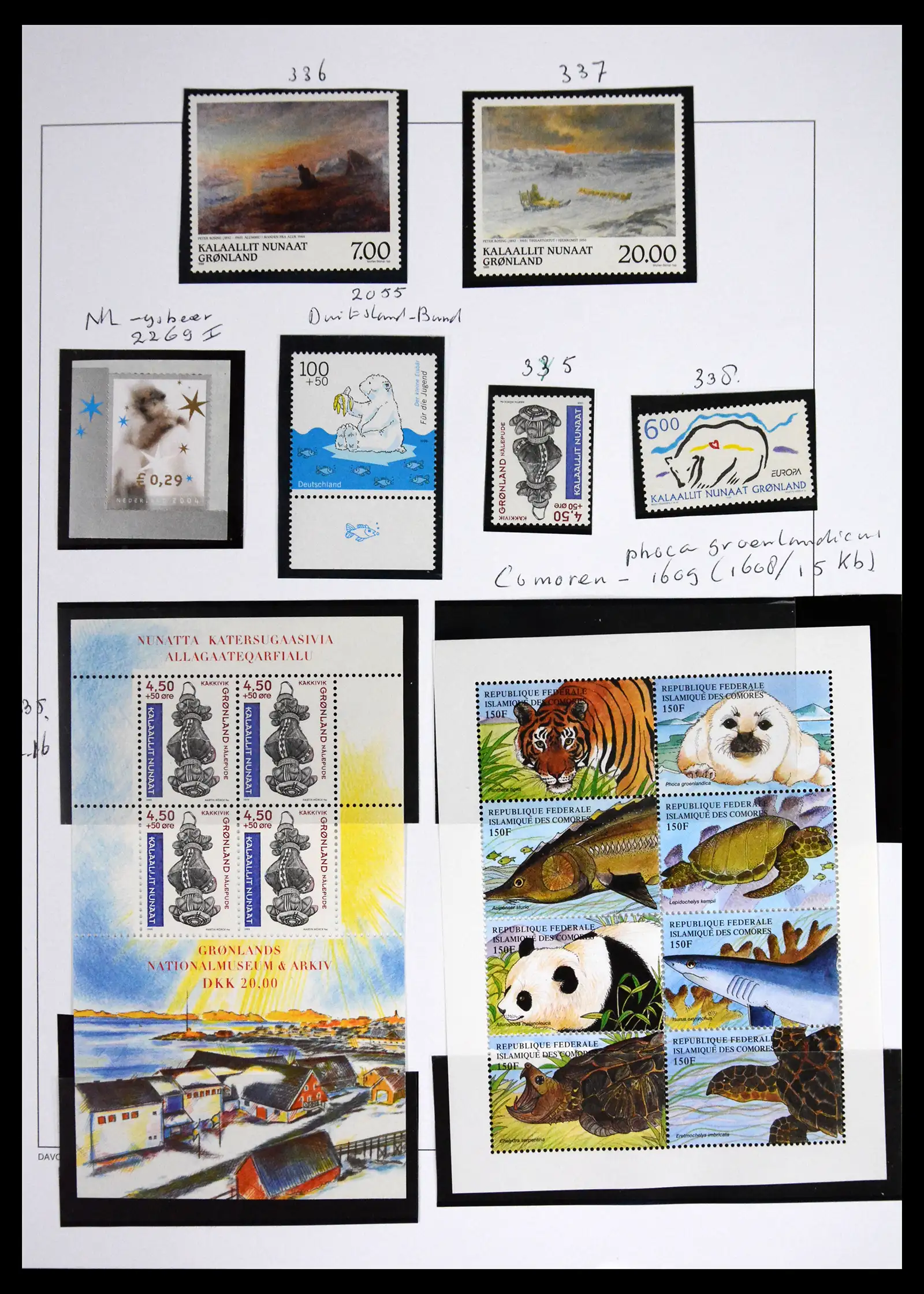 41567 0058 - Stamp collection 41567 Greenland 1905-2011.