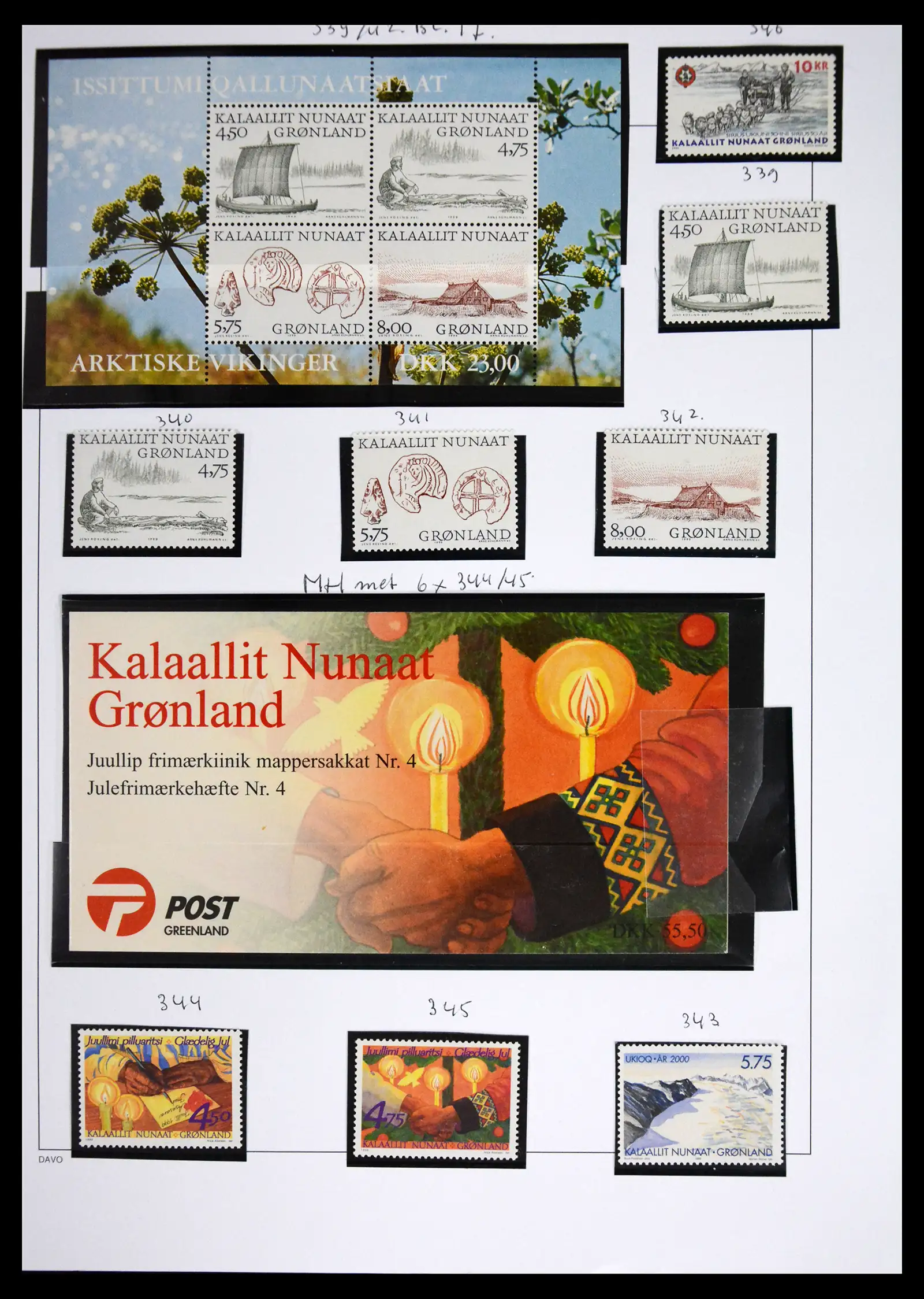 41567 0060 - Stamp collection 41567 Greenland 1905-2011.