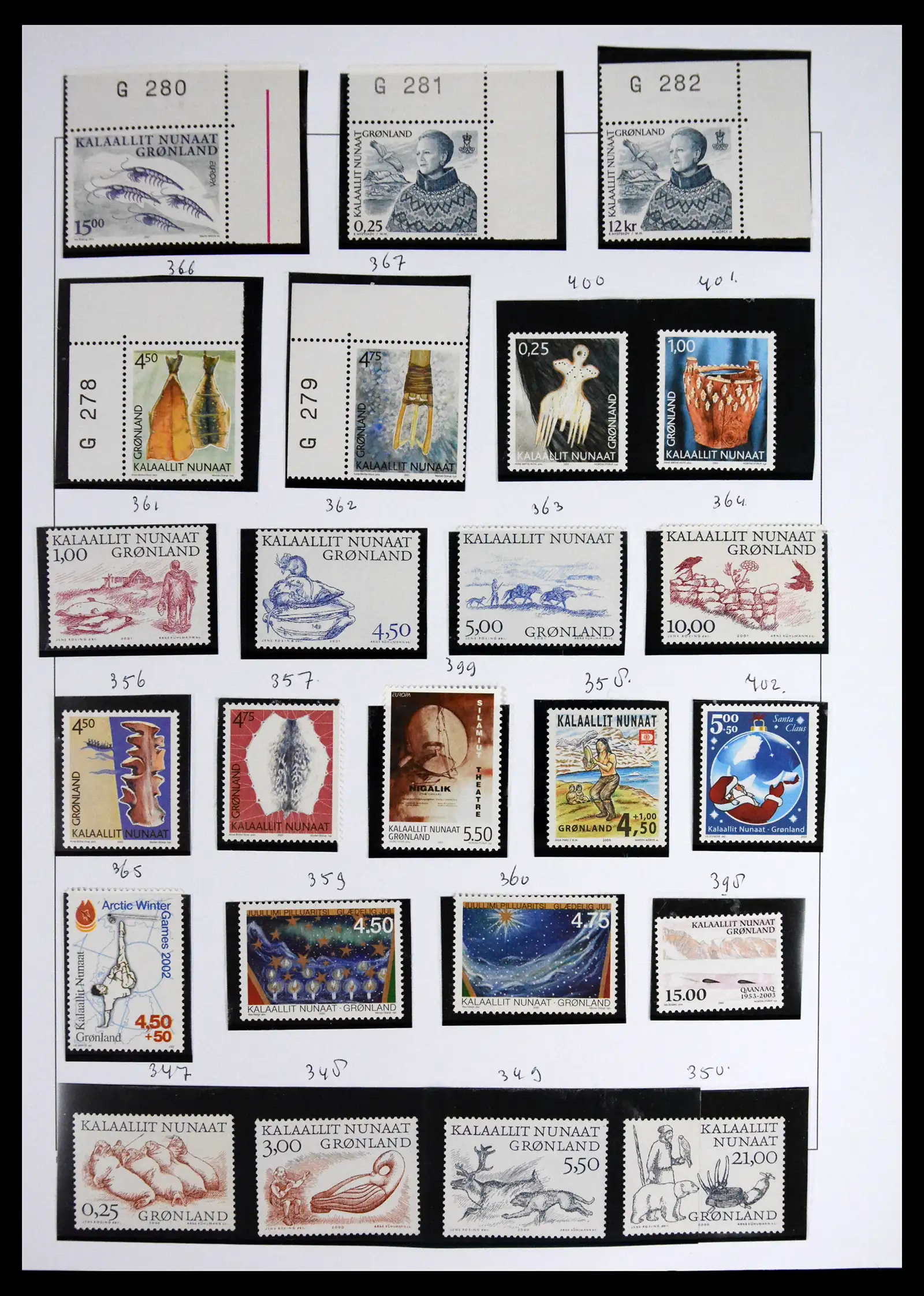 41567 0064 - Stamp collection 41567 Greenland 1905-2011.