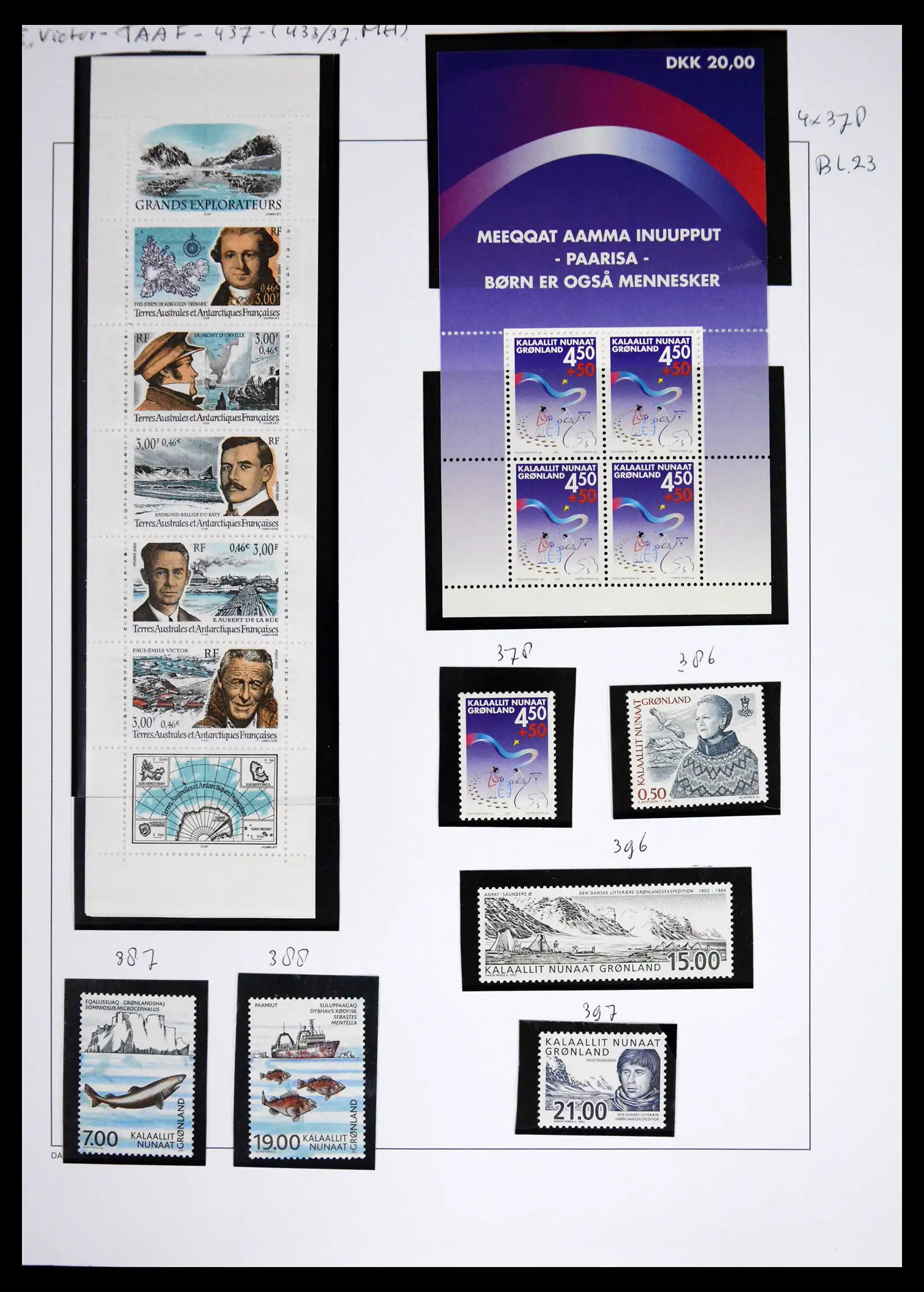 41567 0073 - Stamp collection 41567 Greenland 1905-2011.