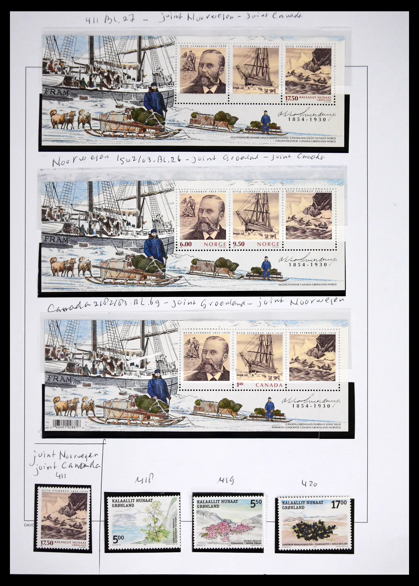 41567 0078 - Stamp collection 41567 Greenland 1905-2011.