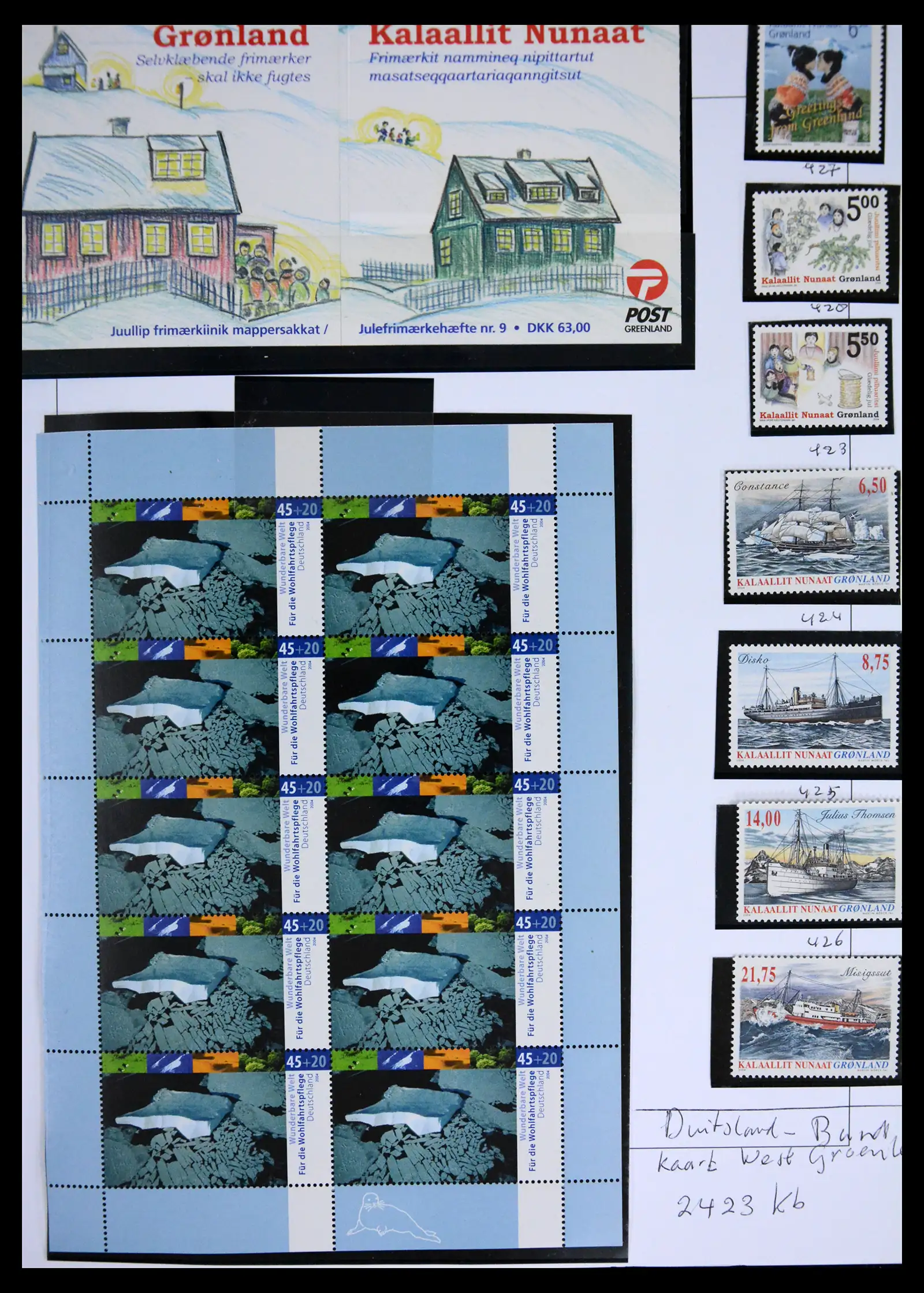 41567 0095 - Stamp collection 41567 Greenland 1905-2011.