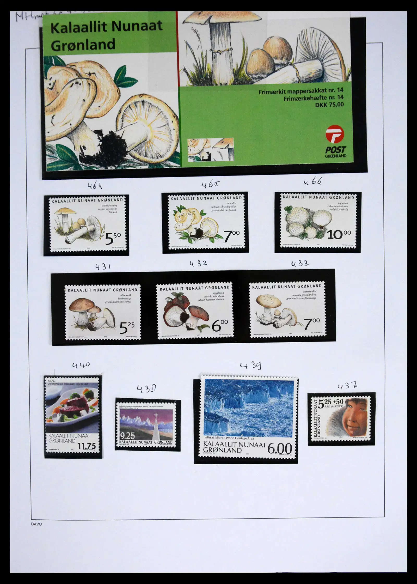 41567 0097 - Stamp collection 41567 Greenland 1905-2011.