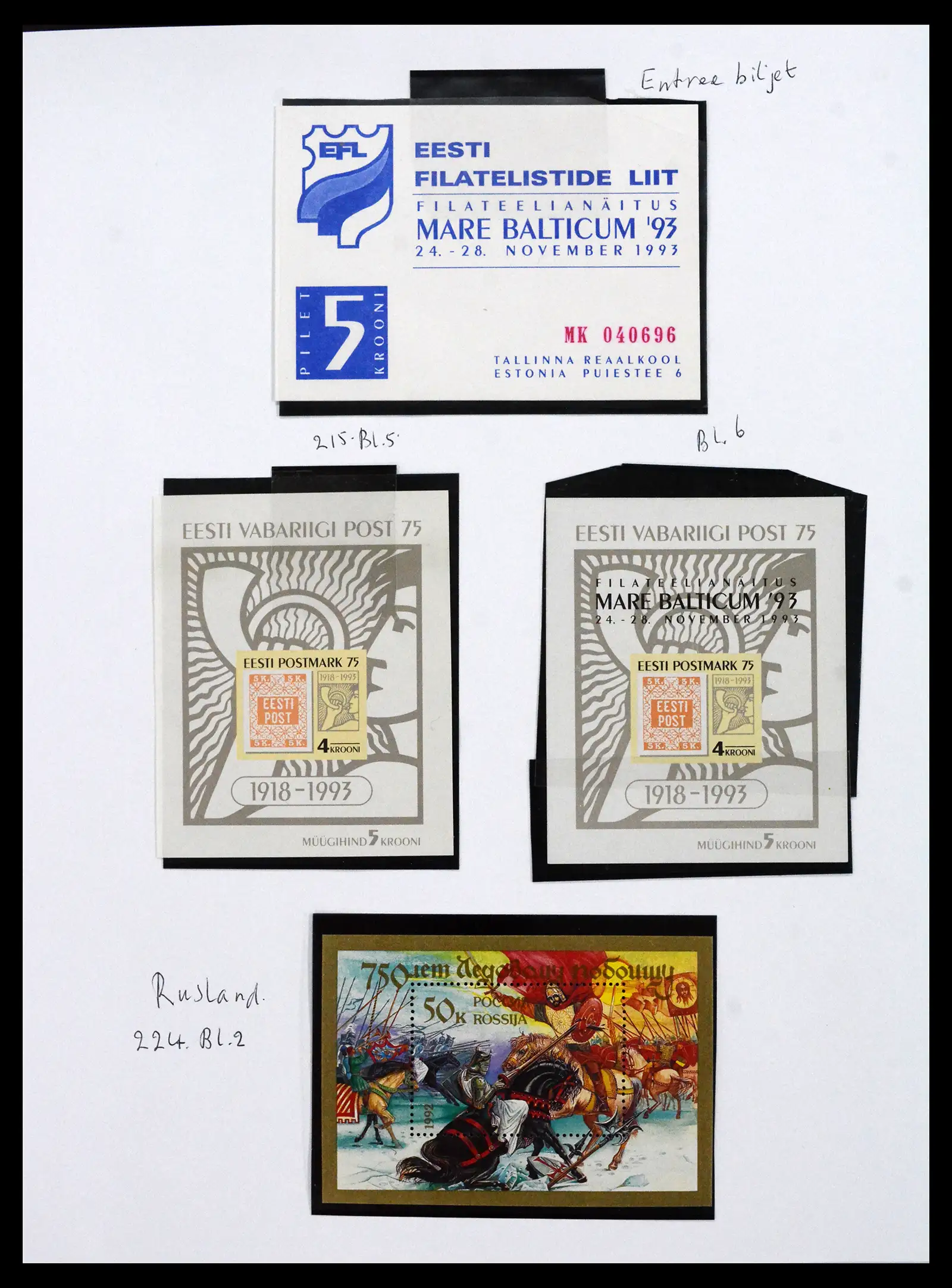 41571 0006 - Stamp collection 41571 Baltic States 1991-2010.