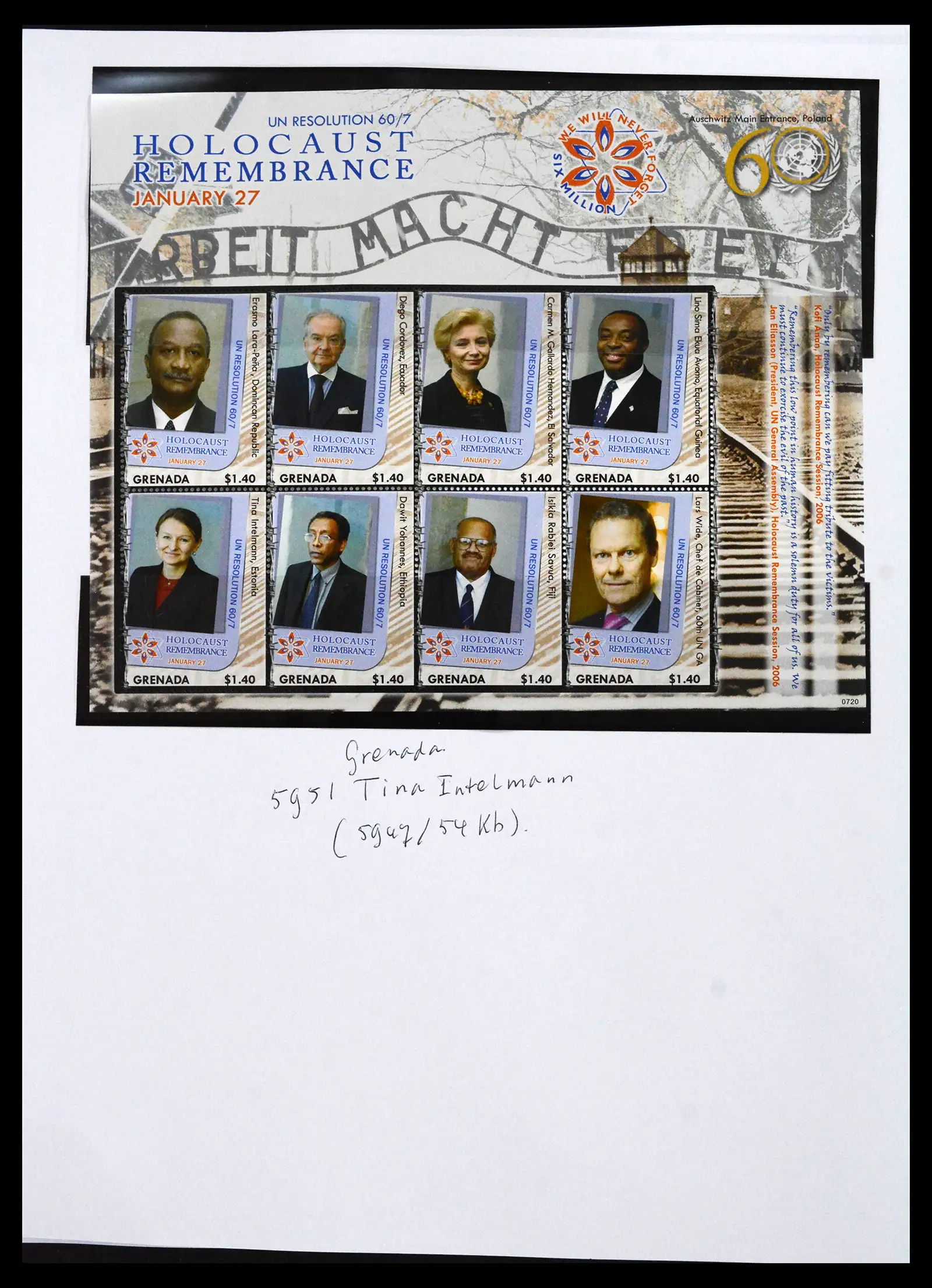 41571 0008 - Stamp collection 41571 Baltic States 1991-2010.