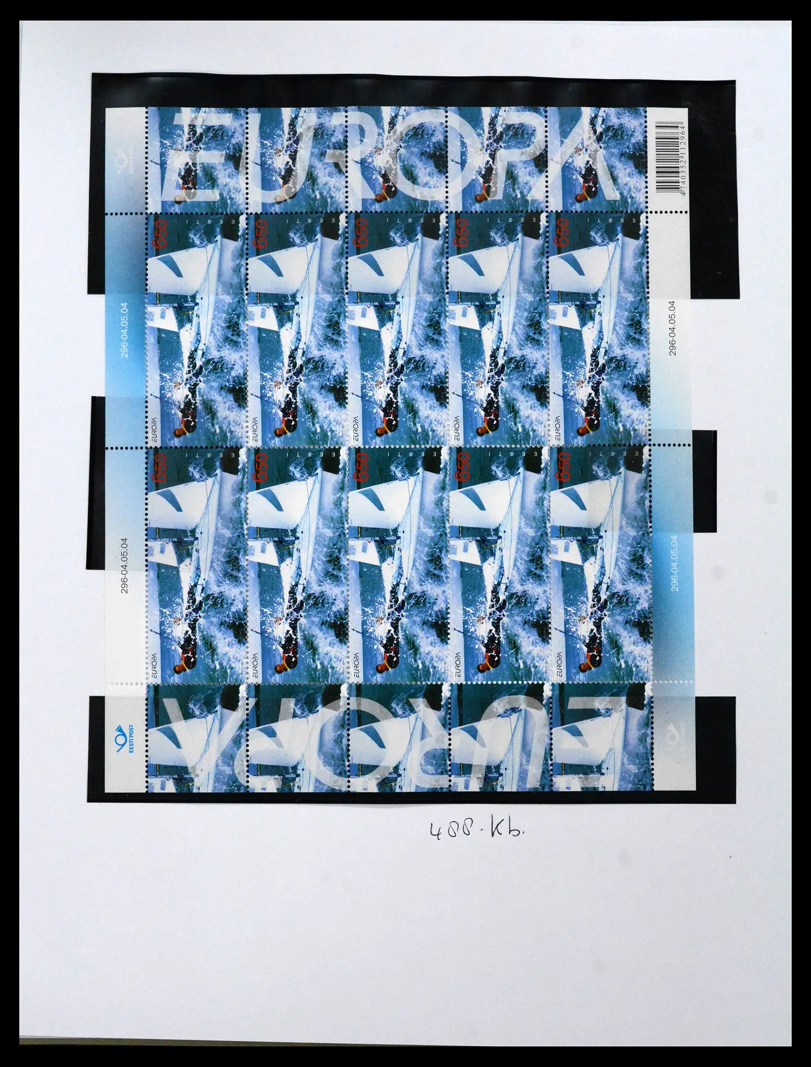 41571 0045 - Postzegelverzameling 41571 Baltische Staten 1991-2010.