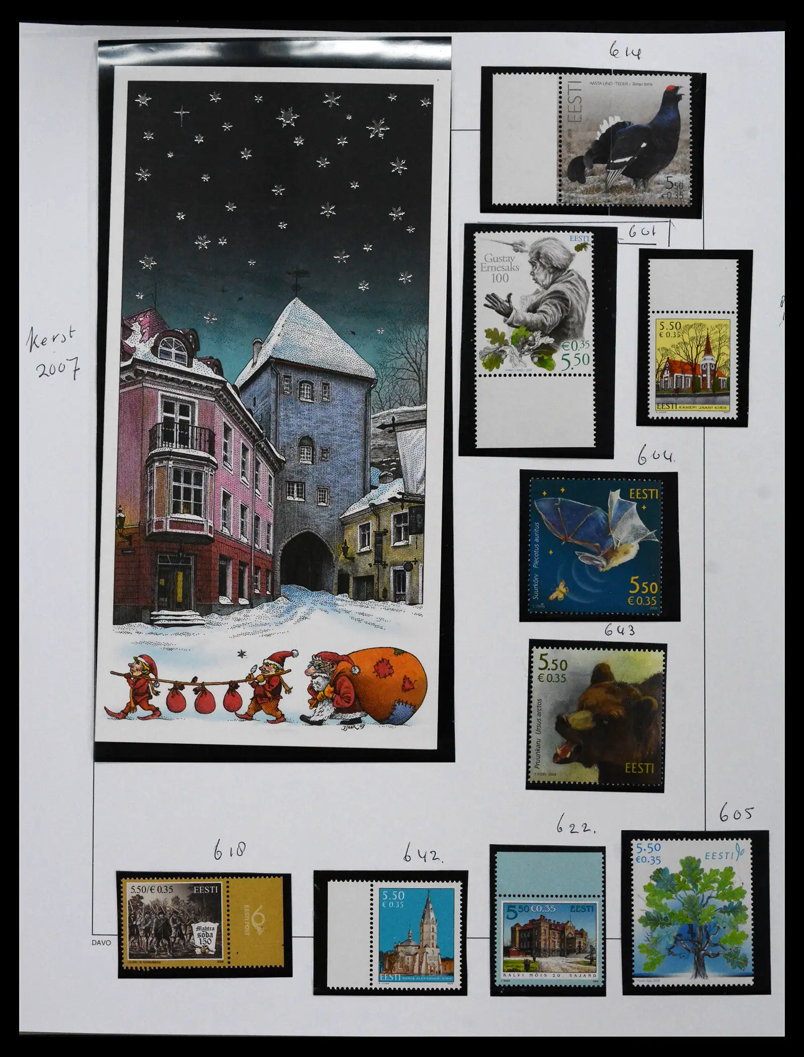 41571 0053 - Postzegelverzameling 41571 Baltische Staten 1991-2010.