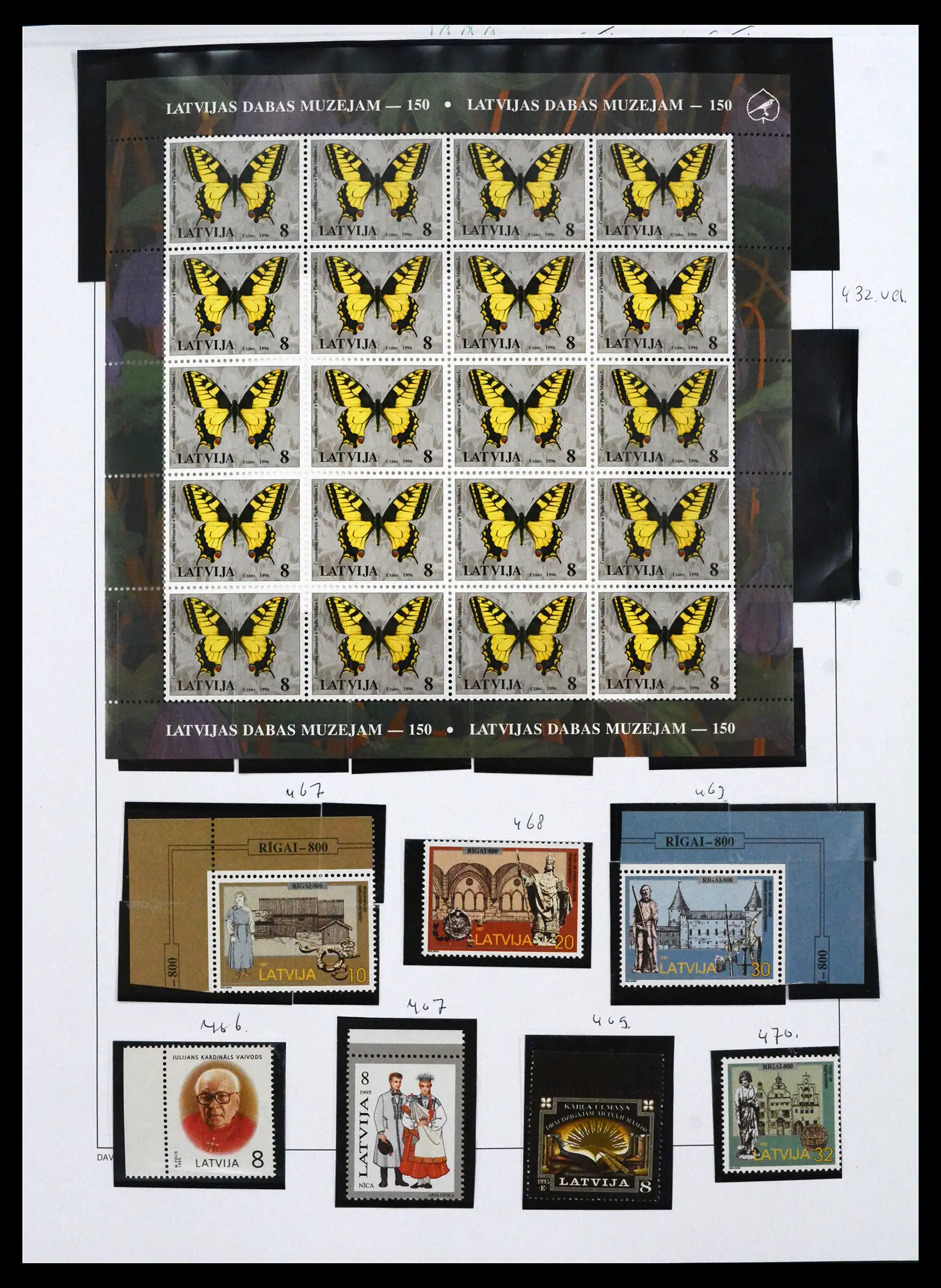 41571 0099 - Postzegelverzameling 41571 Baltische Staten 1991-2010.