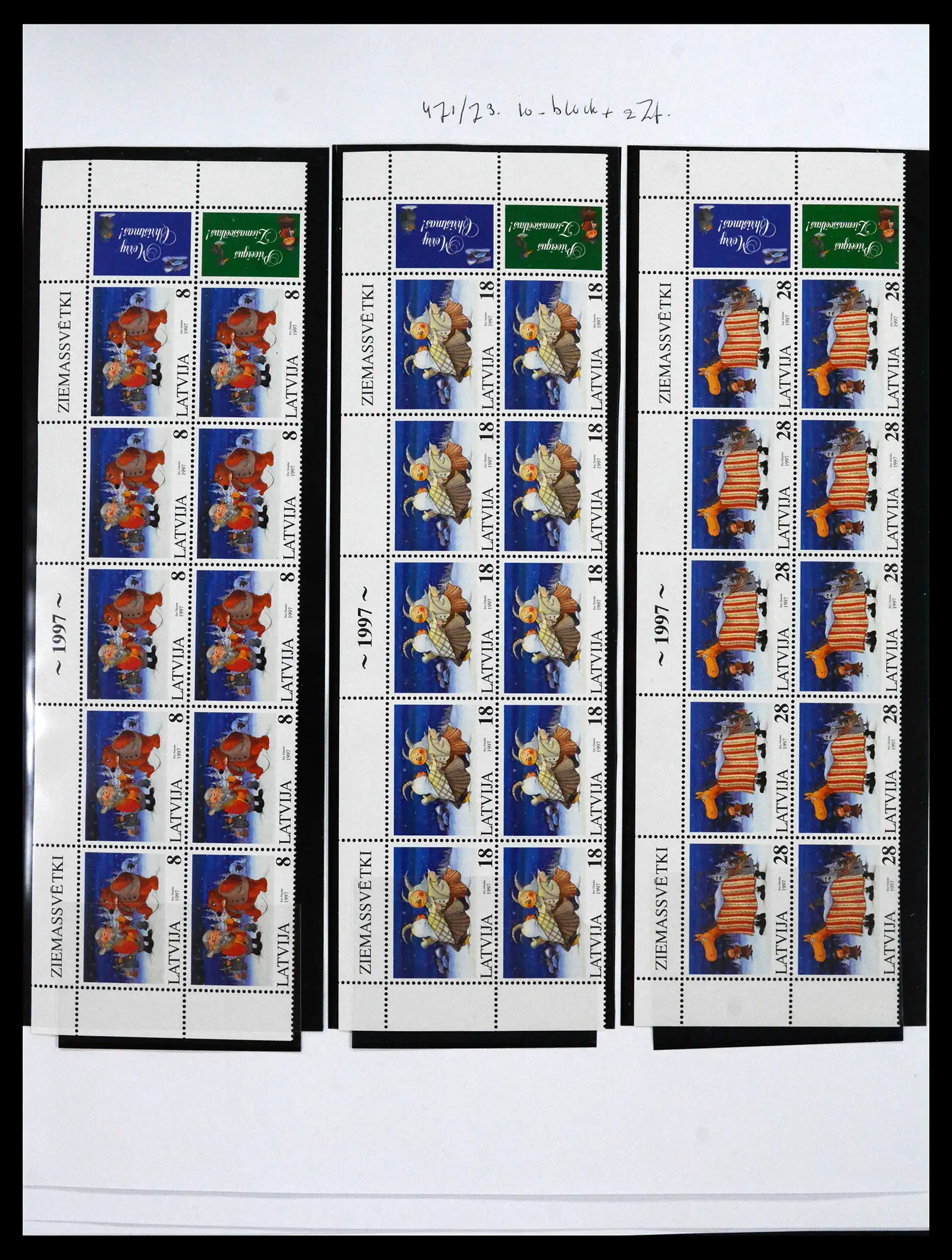 41571 0100 - Postzegelverzameling 41571 Baltische Staten 1991-2010.