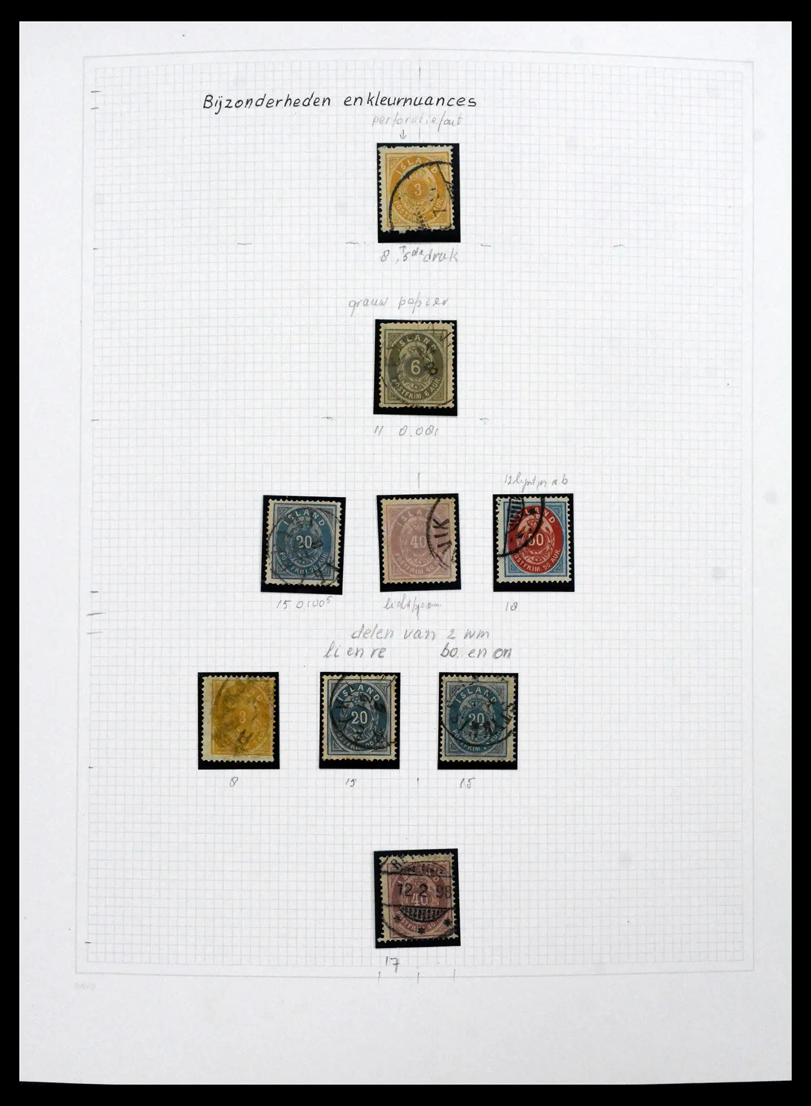 41572 0006 - Postzegelverzameling 41572 IJsland 1873-2010.