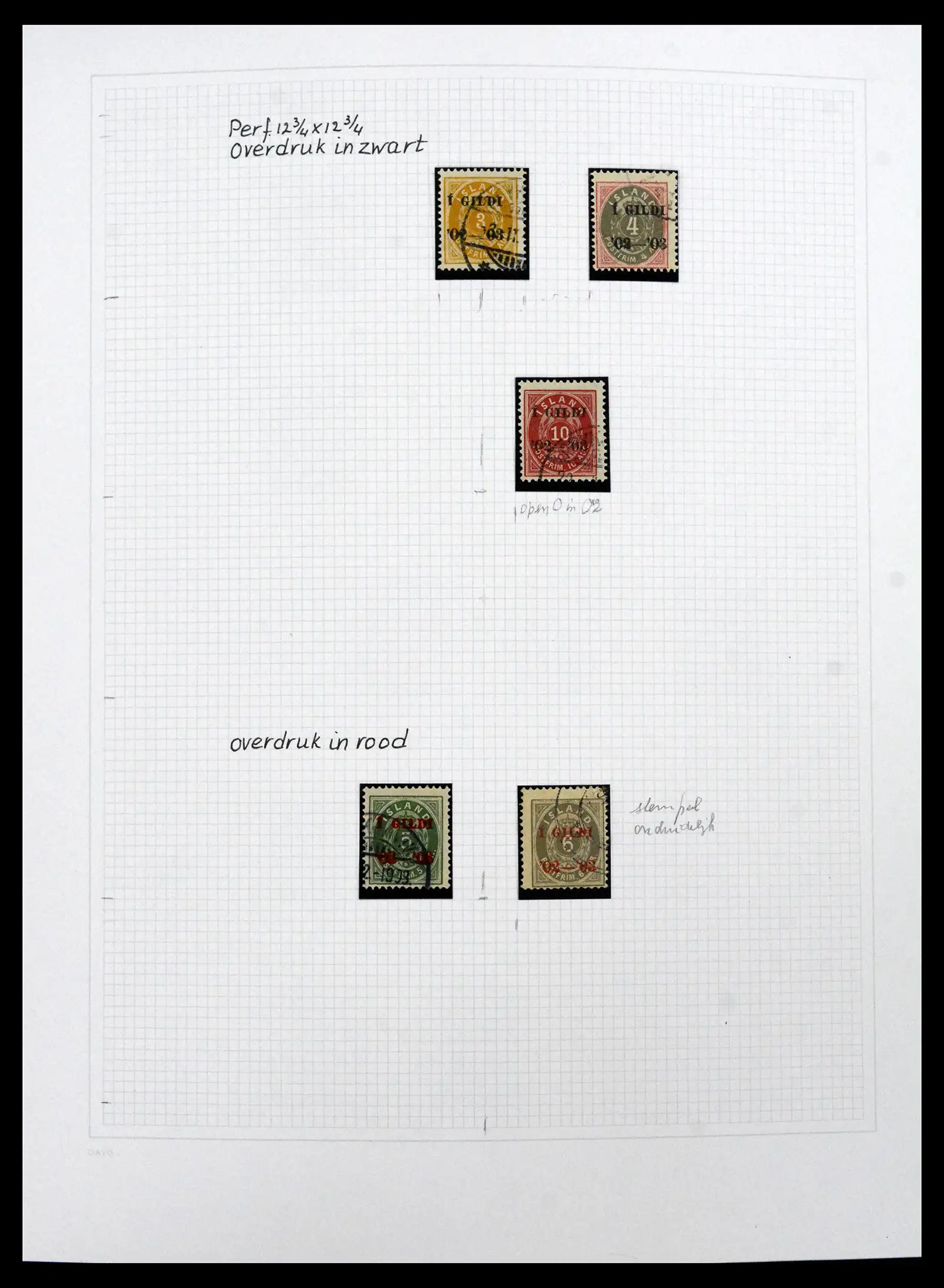 41572 0012 - Postzegelverzameling 41572 IJsland 1873-2010.