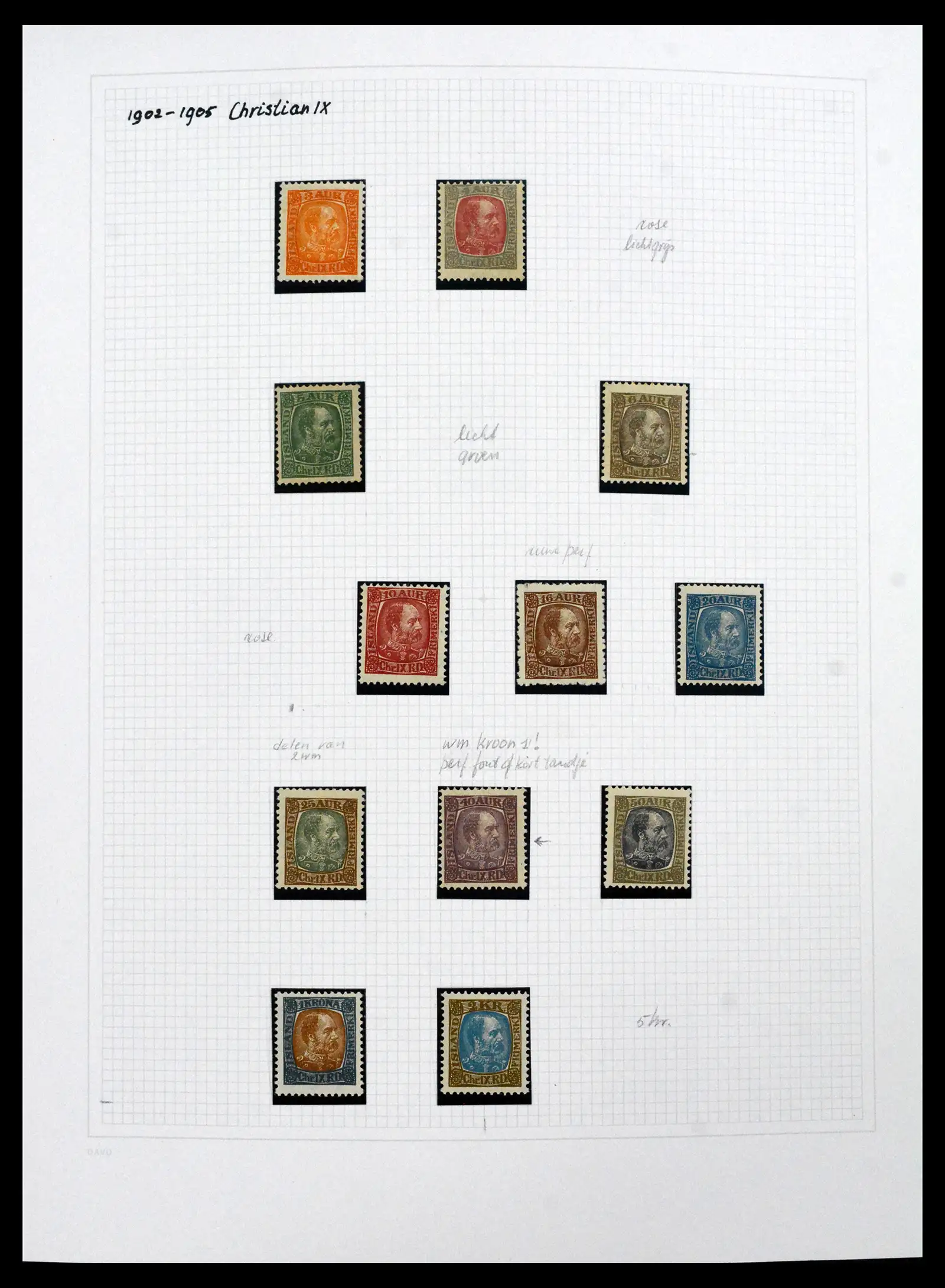 41572 0013 - Postzegelverzameling 41572 IJsland 1873-2010.