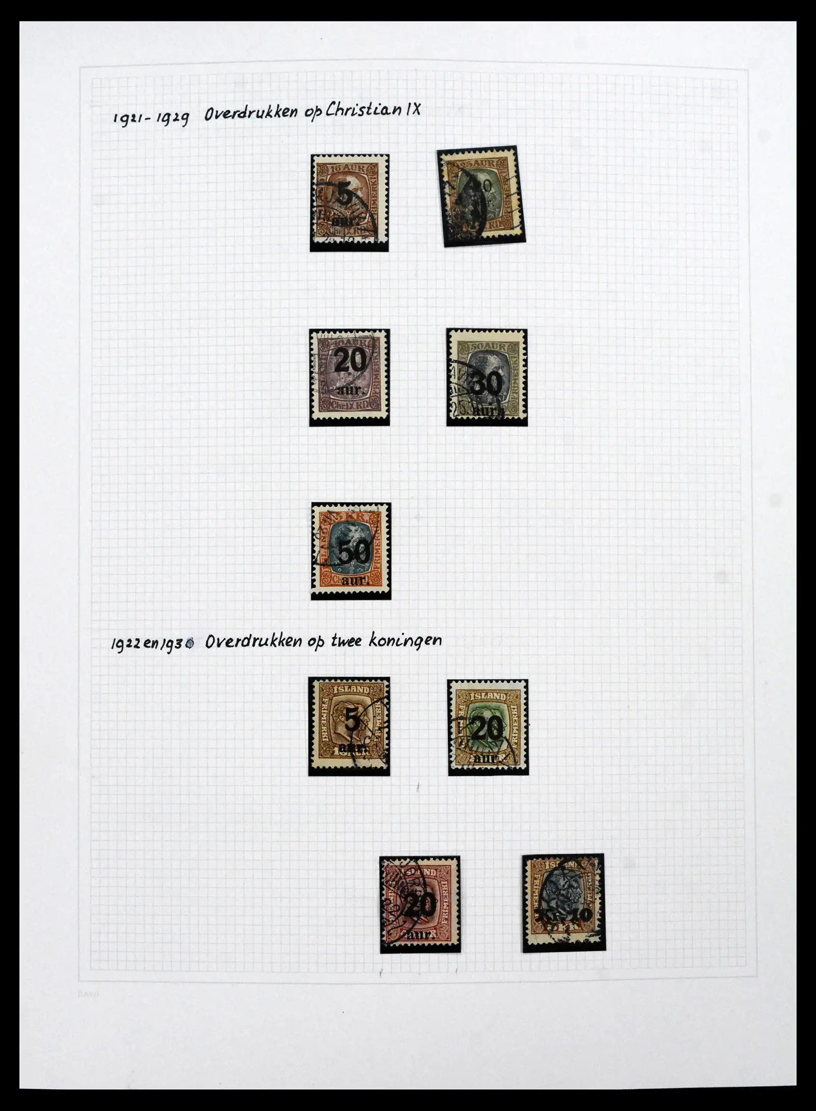 41572 0018 - Postzegelverzameling 41572 IJsland 1873-2010.