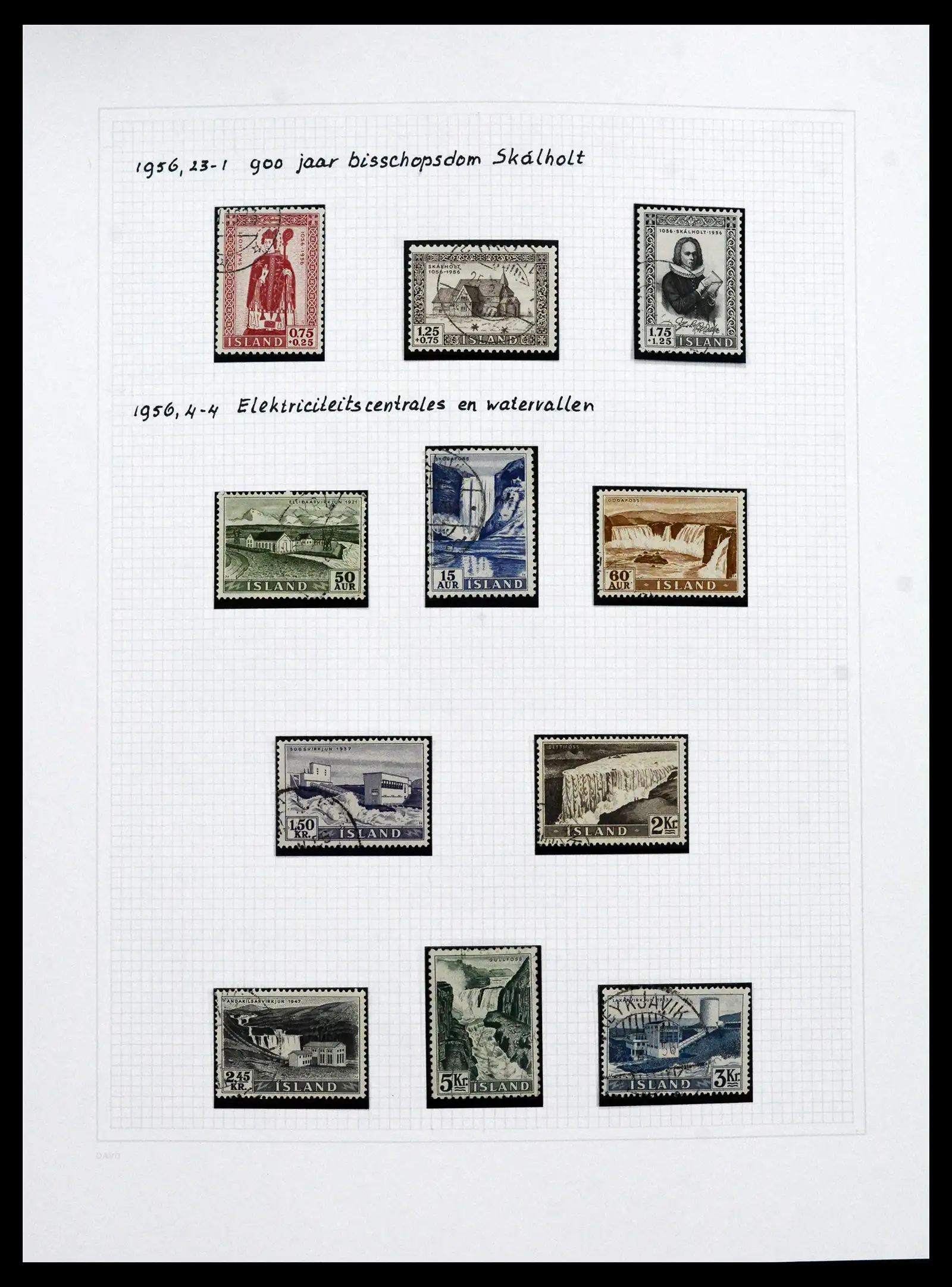 41572 0064 - Postzegelverzameling 41572 IJsland 1873-2010.