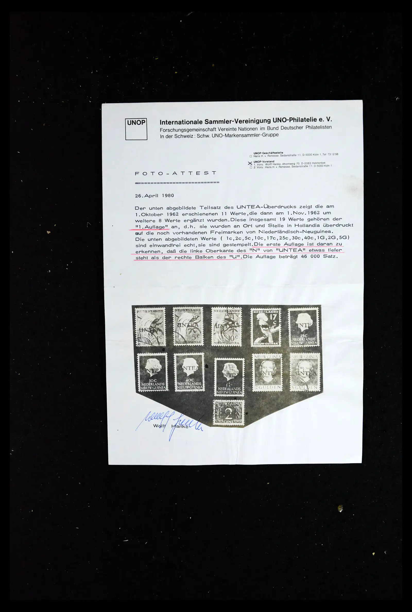 41576 0011 - Postzegelverzameling 41576 Nederlands Nieuw Guinea 1945-1968.