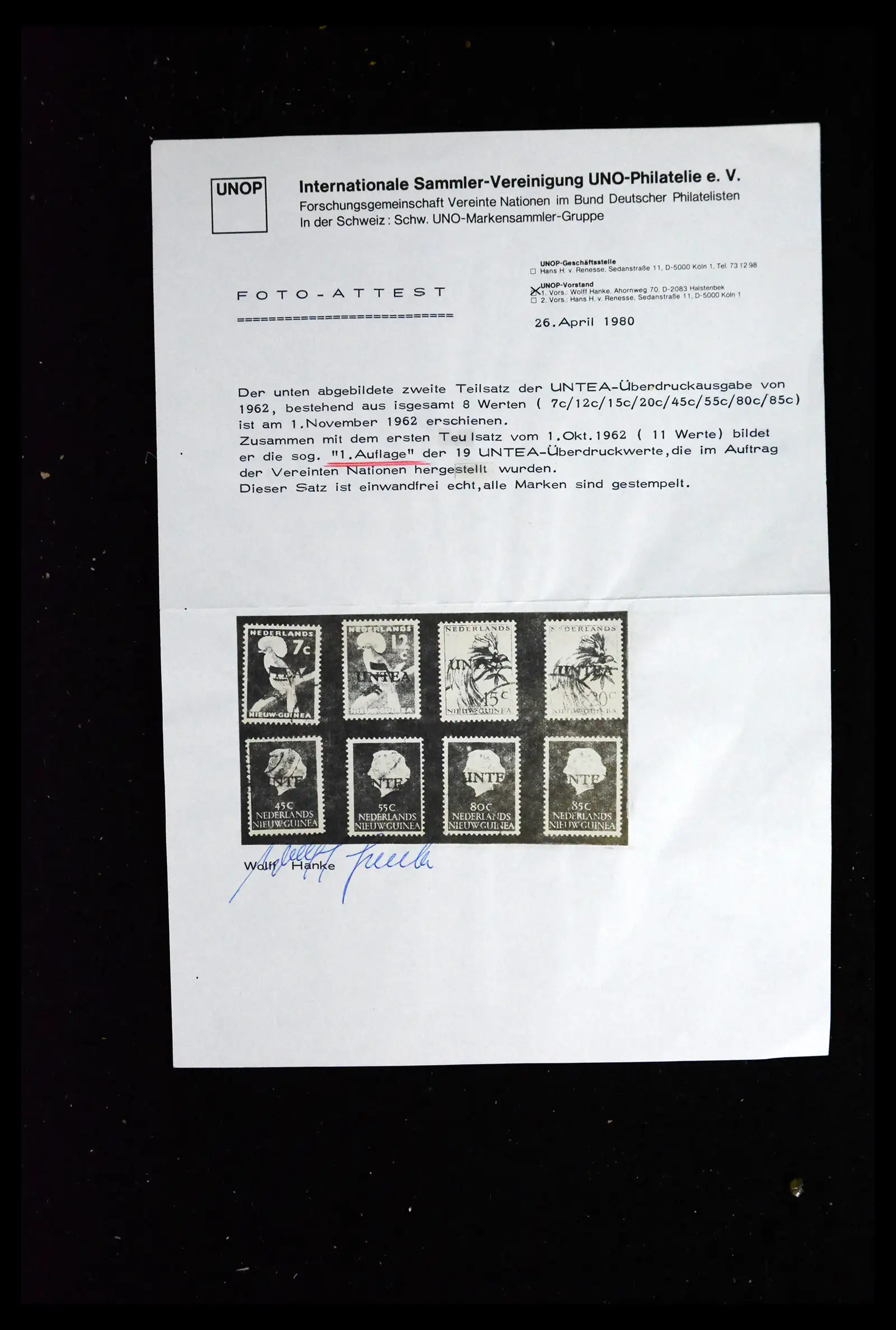 41576 0012 - Postzegelverzameling 41576 Nederlands Nieuw Guinea 1945-1968.