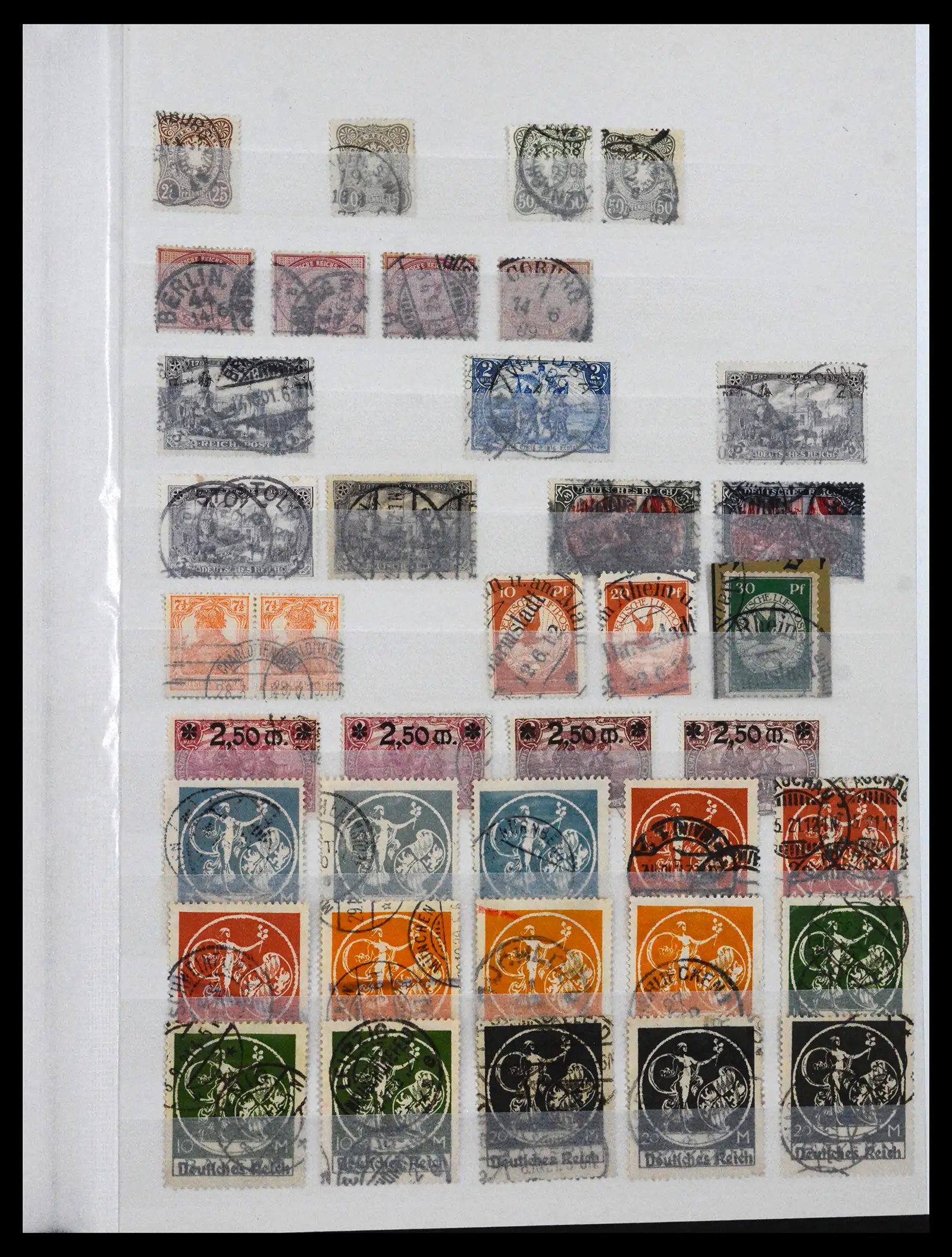 41580 0005 - Stamp collection 41580 German Reich used 1872-1939.