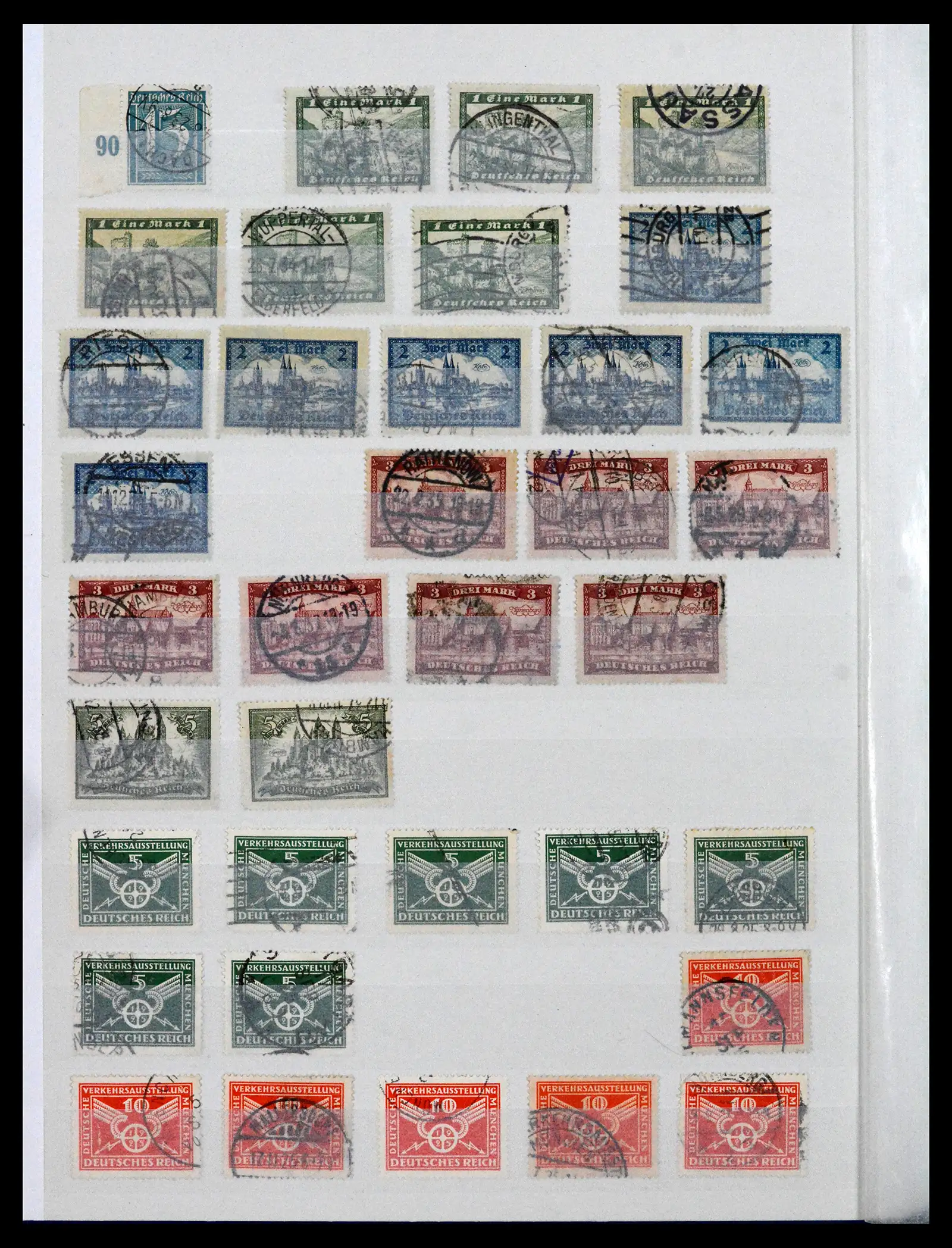 41580 0006 - Stamp collection 41580 German Reich used 1872-1939.