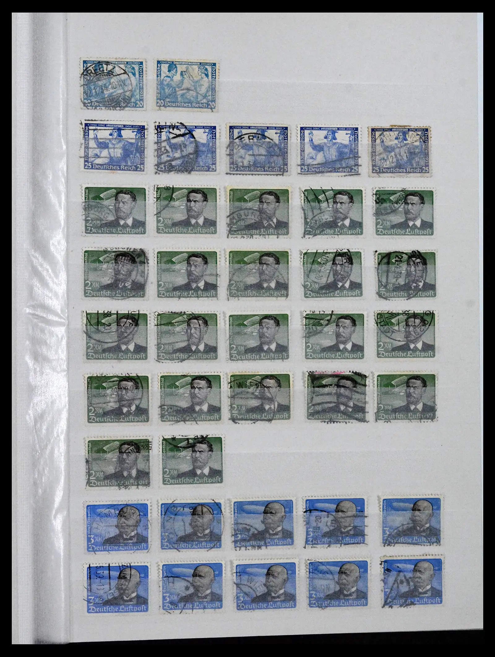 41580 0009 - Stamp collection 41580 German Reich used 1872-1939.