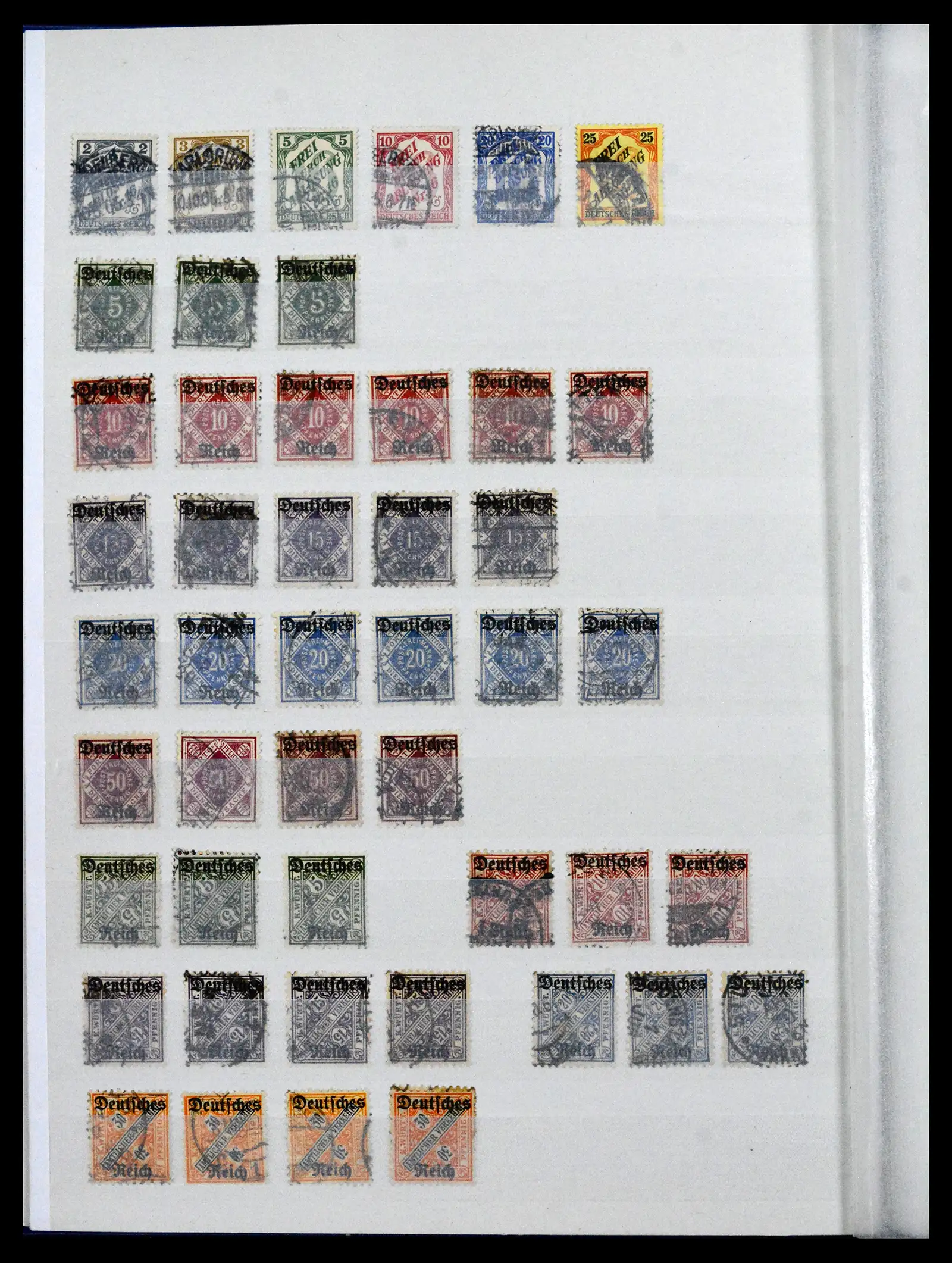 41580 0020 - Stamp collection 41580 German Reich used 1872-1939.