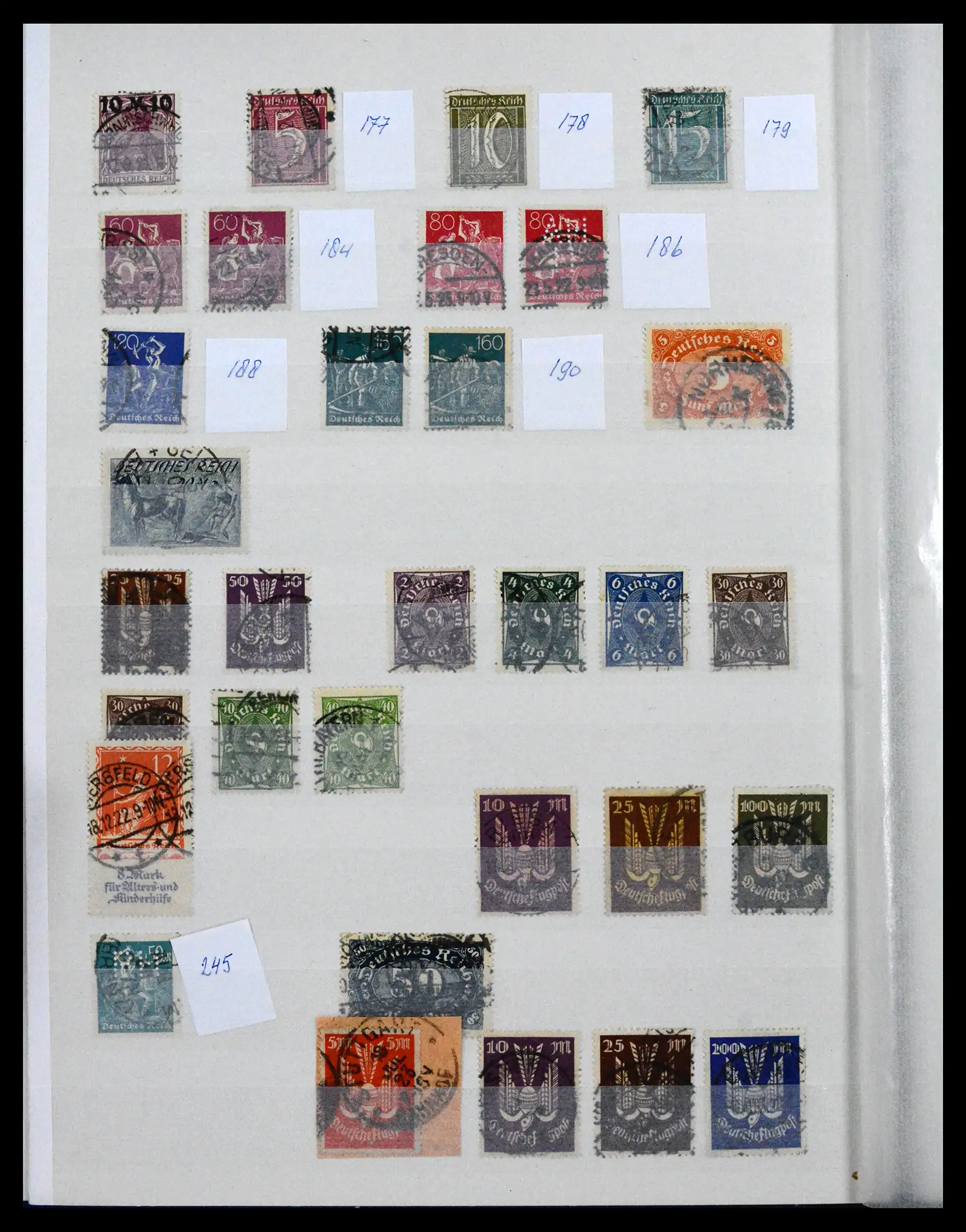 41580 0024 - Stamp collection 41580 German Reich used 1872-1939.
