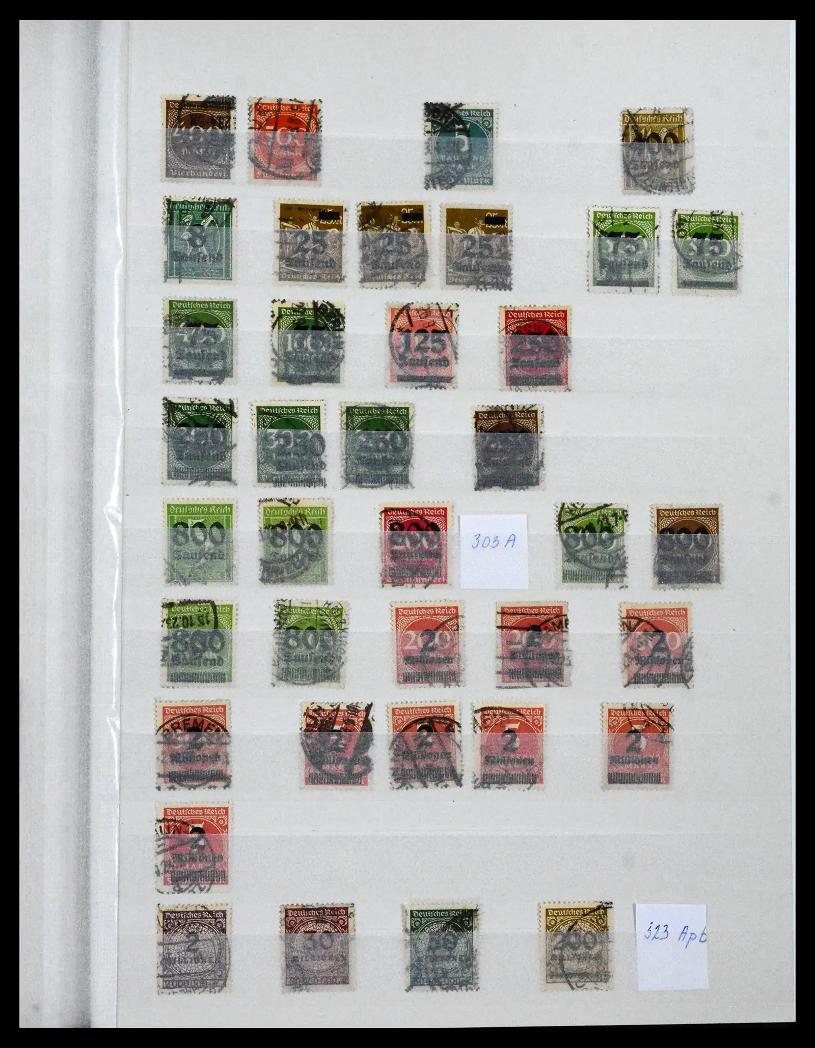 41580 0025 - Stamp collection 41580 German Reich used 1872-1939.