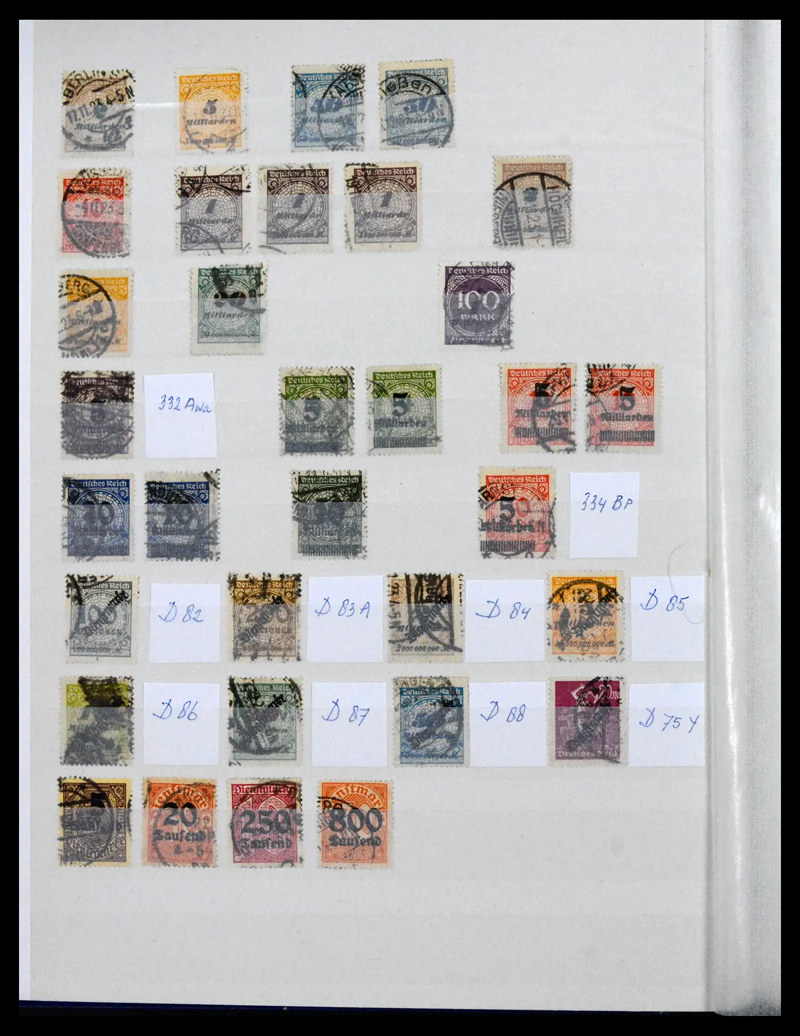 41580 0026 - Stamp collection 41580 German Reich used 1872-1939.