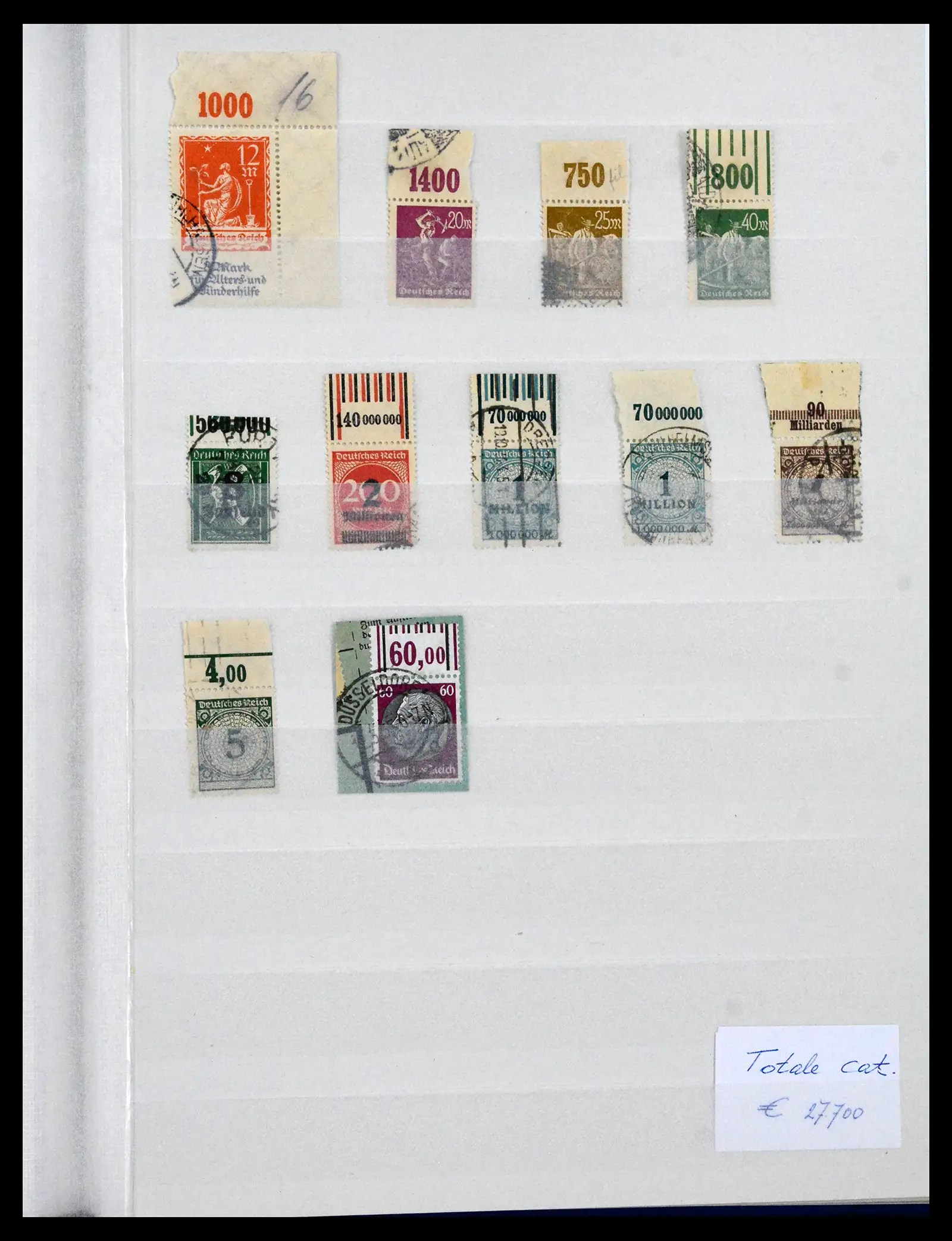 41580 0027 - Stamp collection 41580 German Reich used 1872-1939.