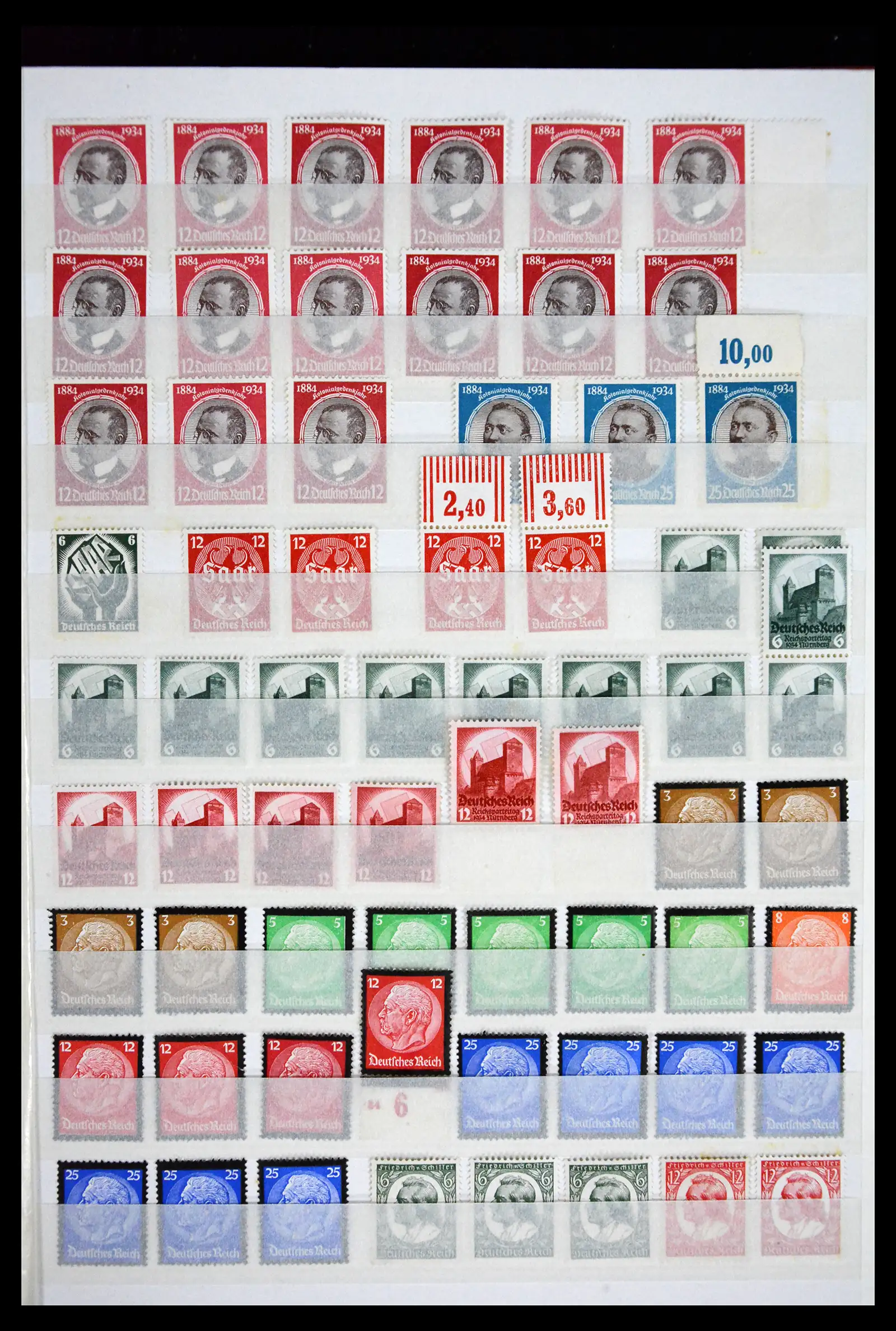 41585 0009 - Stamp collection 41585 German Reich MNH 1872-1945.