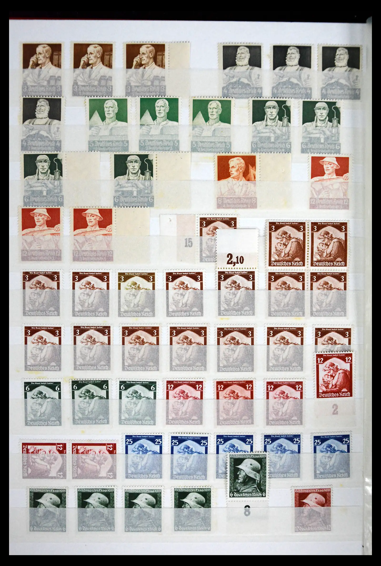 41585 0010 - Stamp collection 41585 German Reich MNH 1872-1945.
