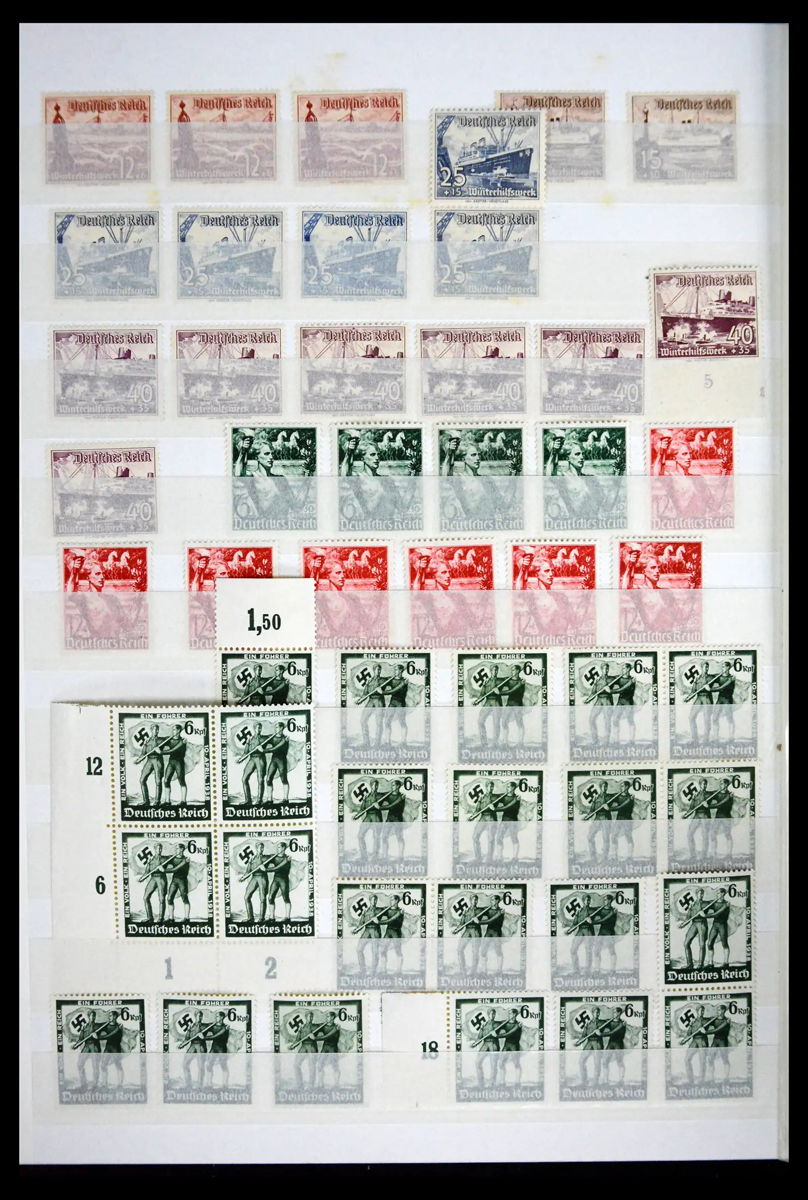 41585 0020 - Stamp collection 41585 German Reich MNH 1872-1945.