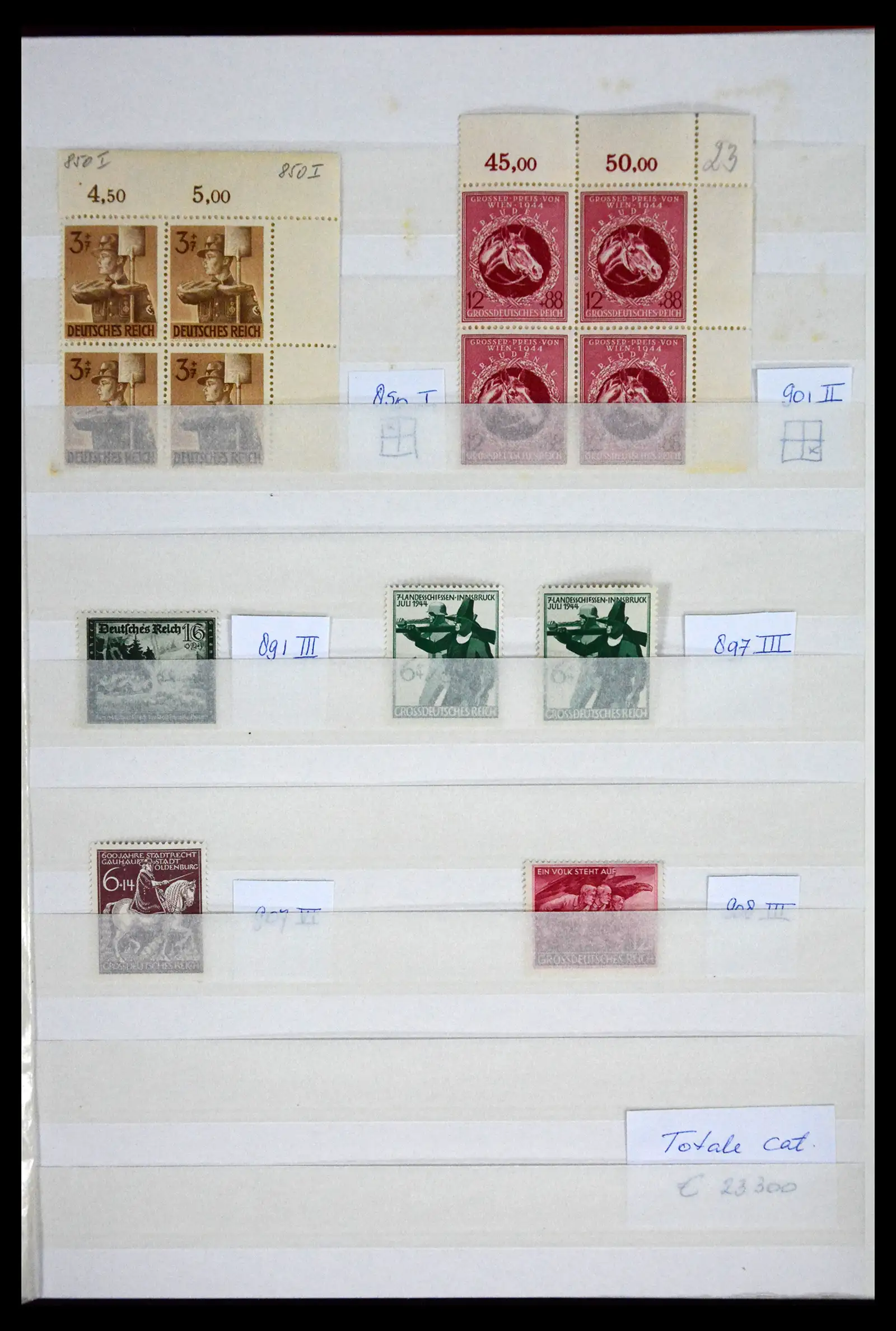 41585 0027 - Stamp collection 41585 German Reich MNH 1872-1945.