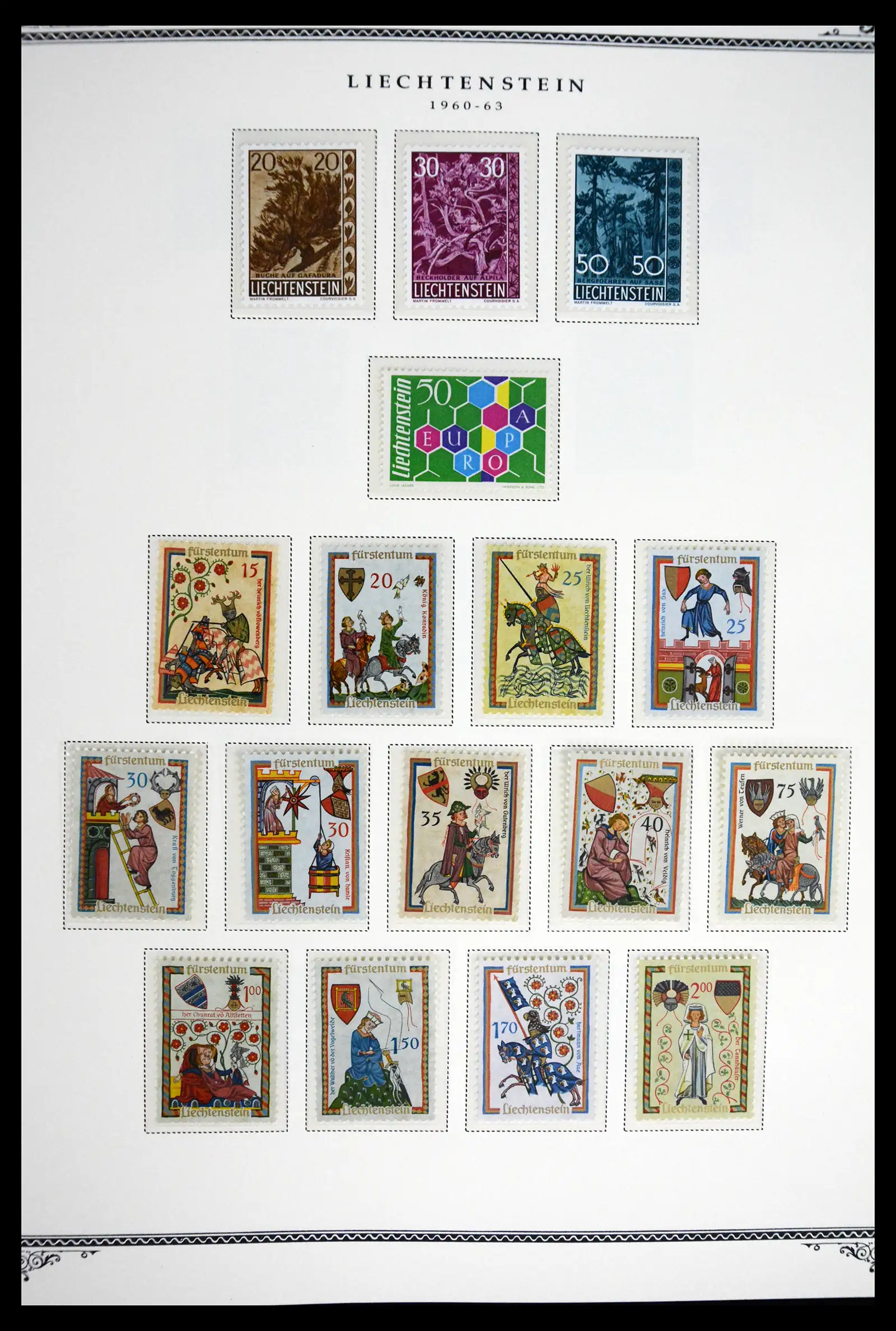 41586 0005 - Stamp collection 41586 Liechtenstein complete 1955-2010.