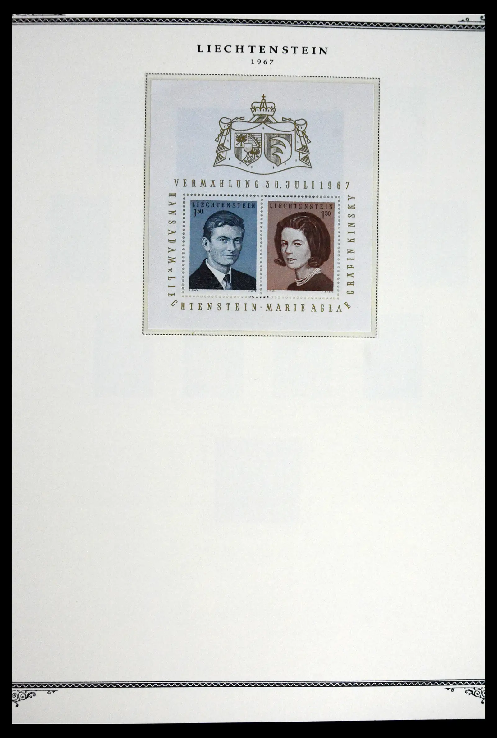 41586 0012 - Stamp collection 41586 Liechtenstein complete 1955-2010.
