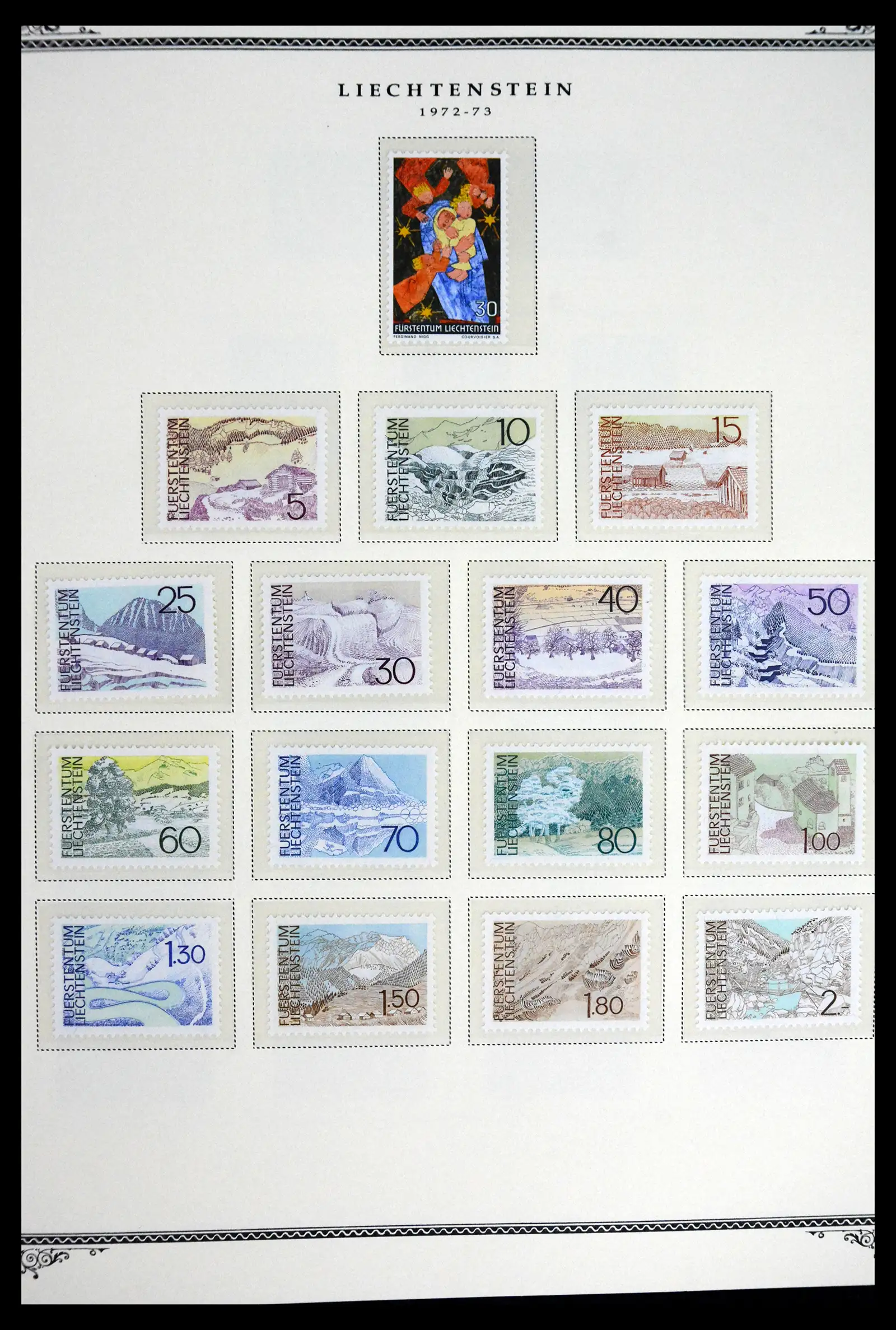 41586 0019 - Stamp collection 41586 Liechtenstein complete 1955-2010.
