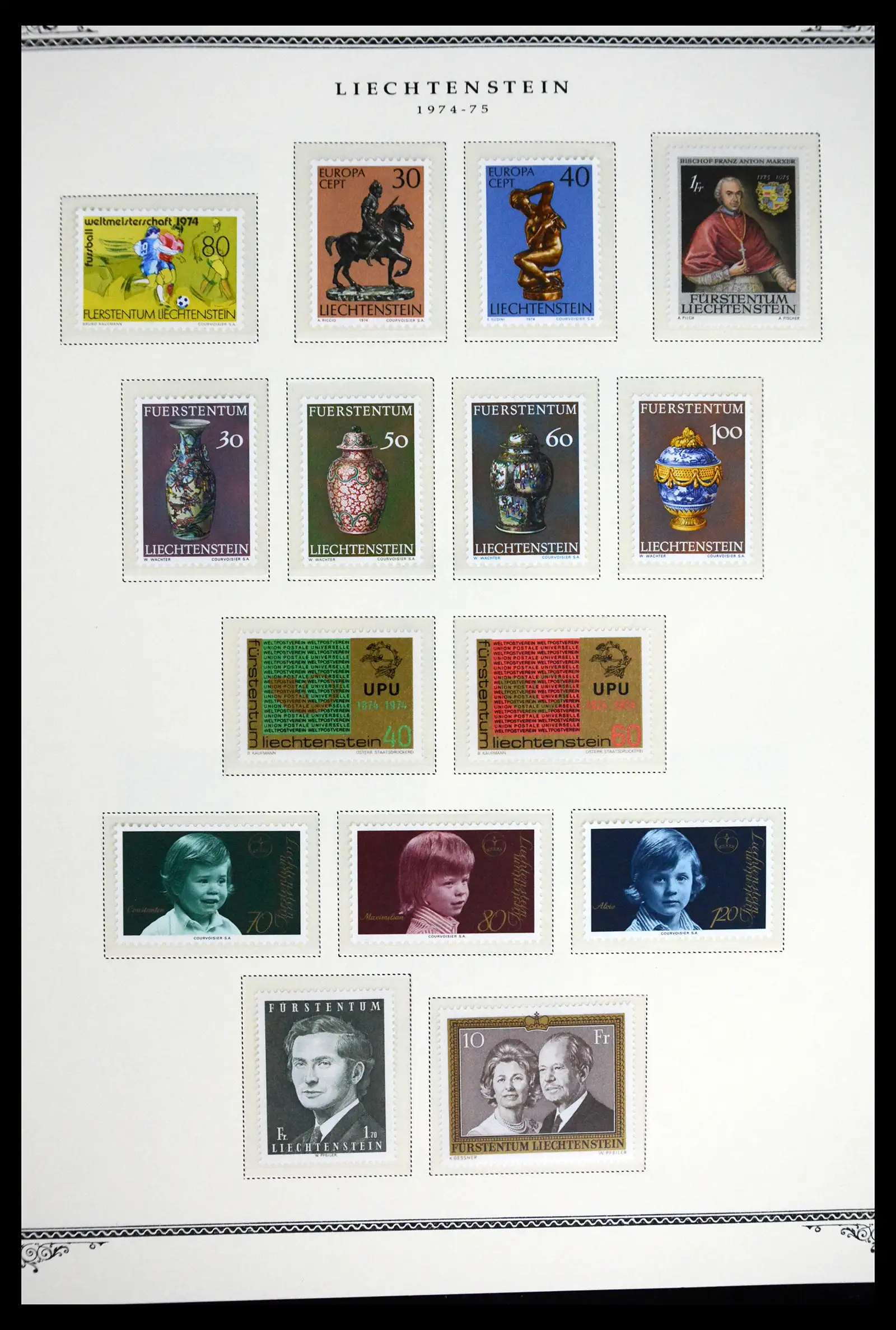41586 0021 - Stamp collection 41586 Liechtenstein complete 1955-2010.