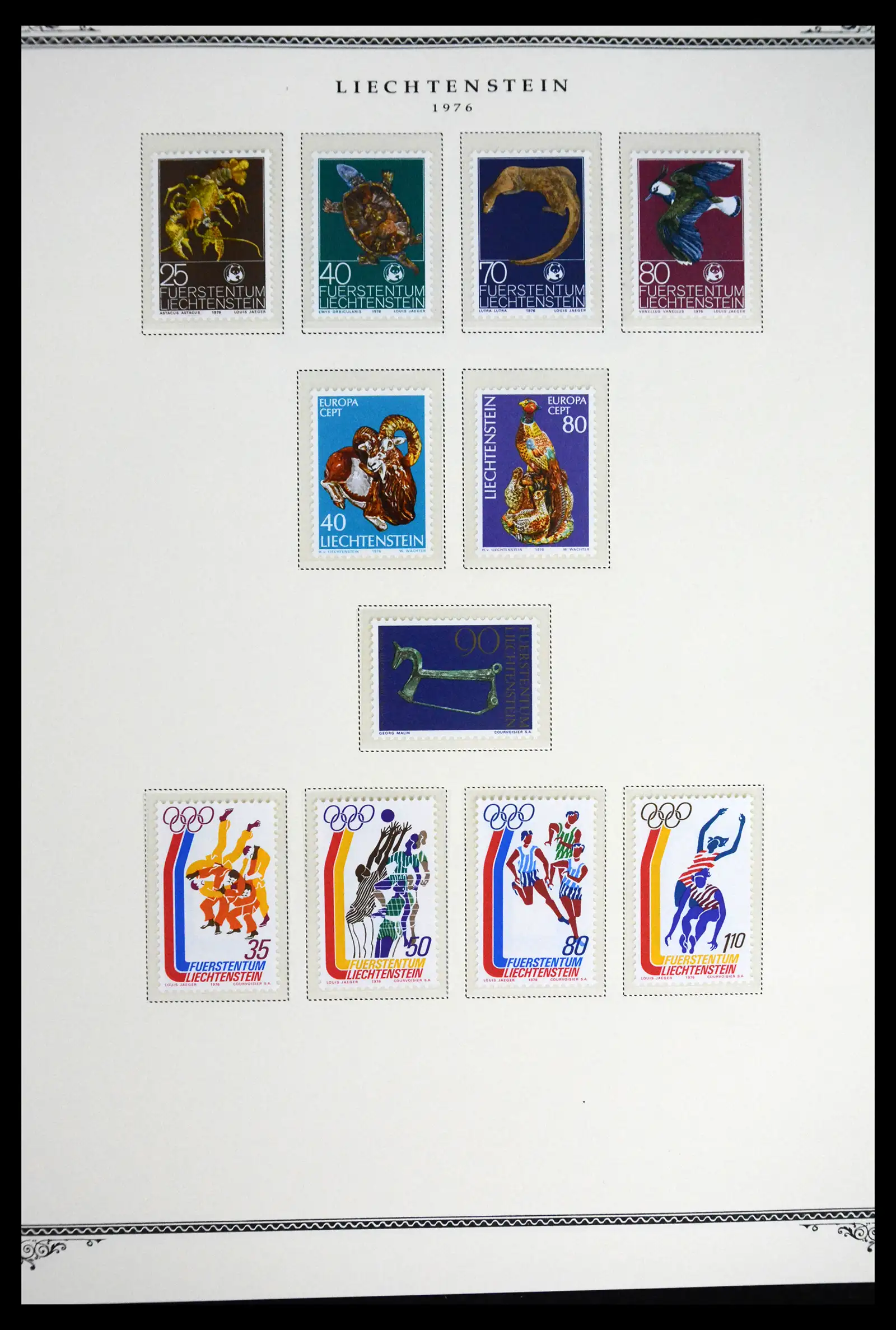 41586 0024 - Stamp collection 41586 Liechtenstein complete 1955-2010.