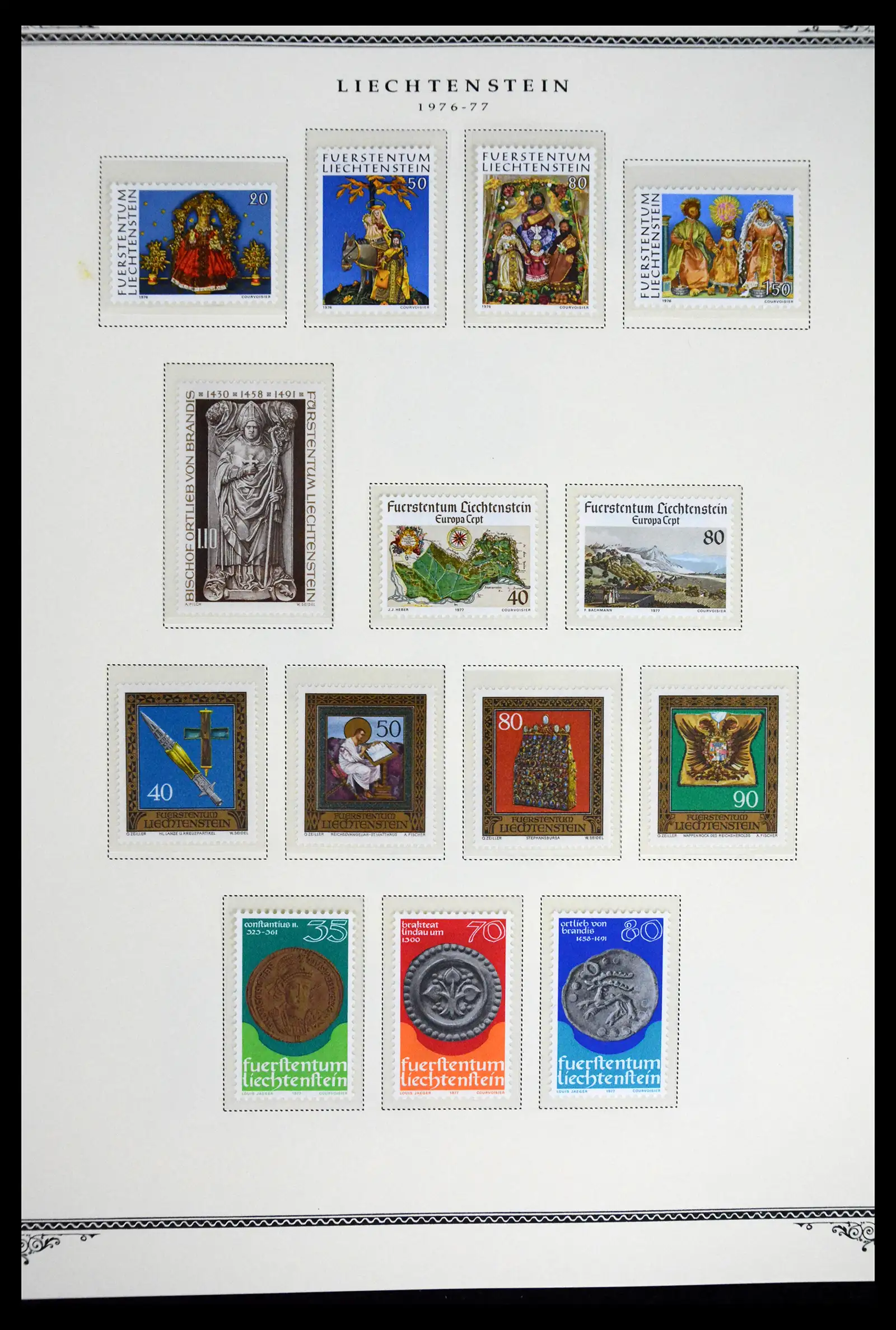 41586 0027 - Stamp collection 41586 Liechtenstein complete 1955-2010.