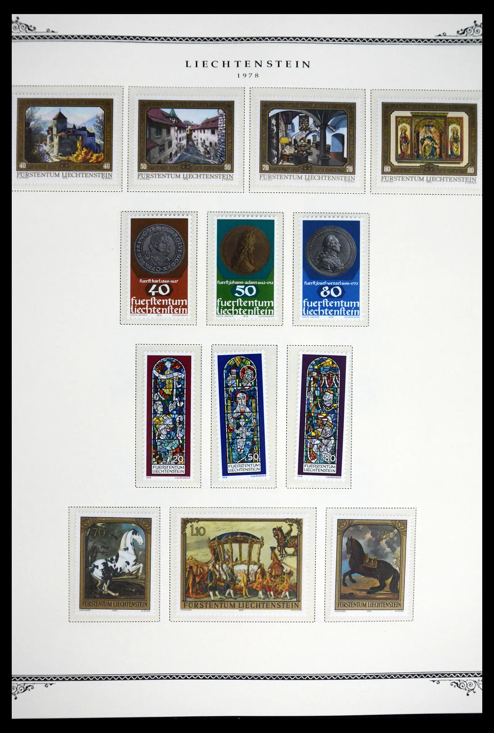 41586 0030 - Stamp collection 41586 Liechtenstein complete 1955-2010.