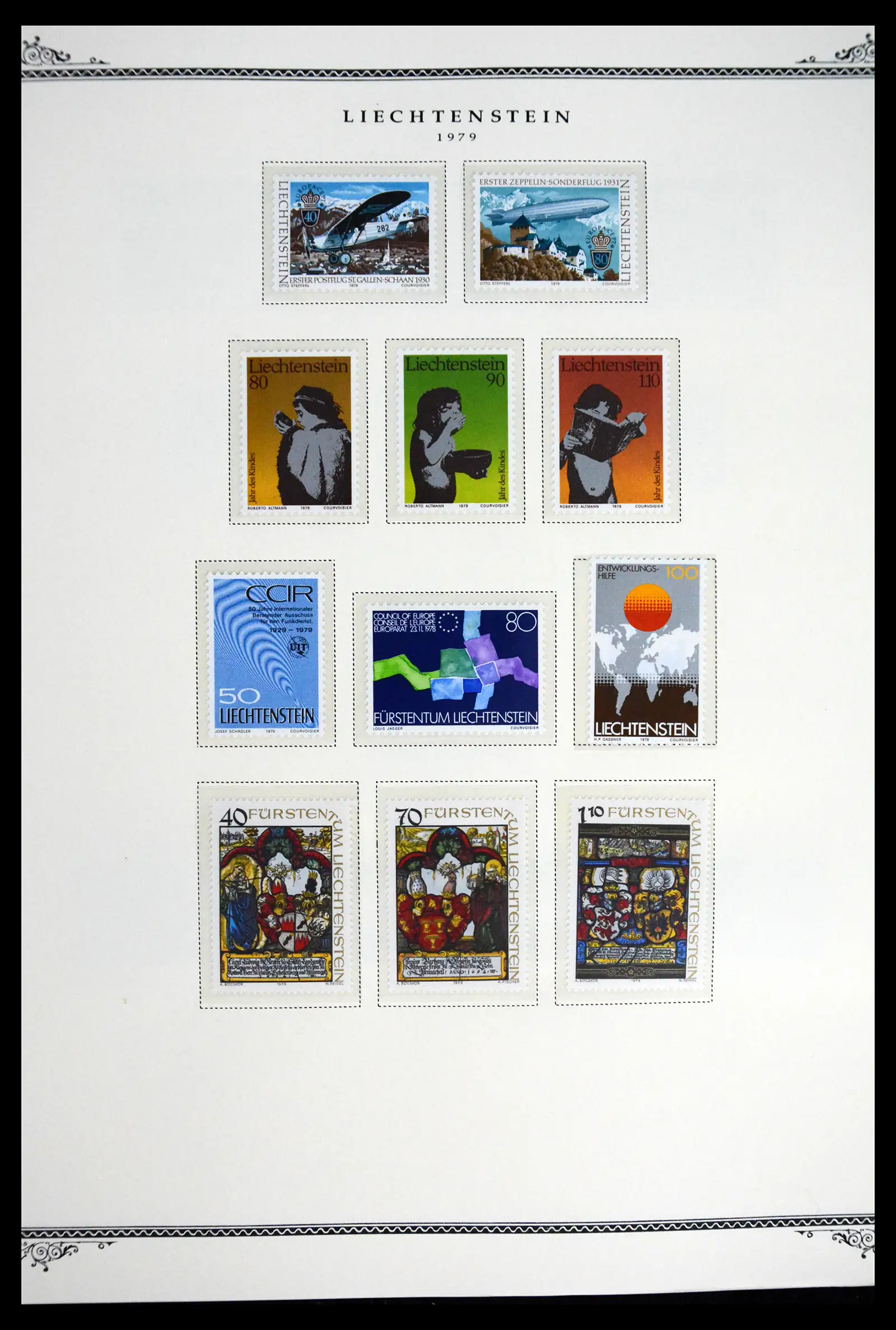 41586 0031 - Stamp collection 41586 Liechtenstein complete 1955-2010.
