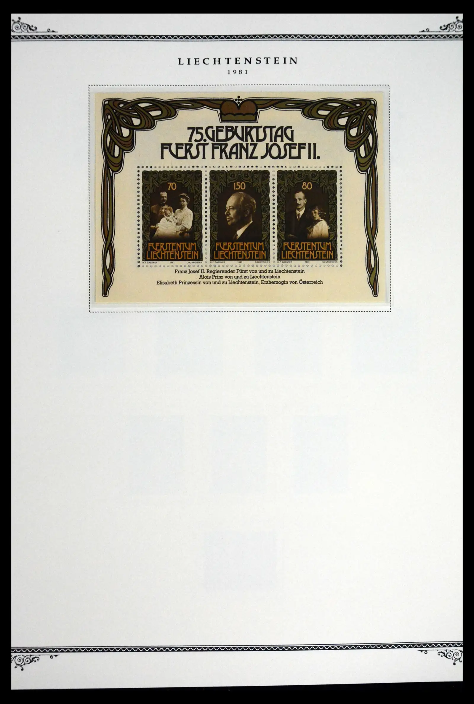 41586 0036 - Stamp collection 41586 Liechtenstein complete 1955-2010.