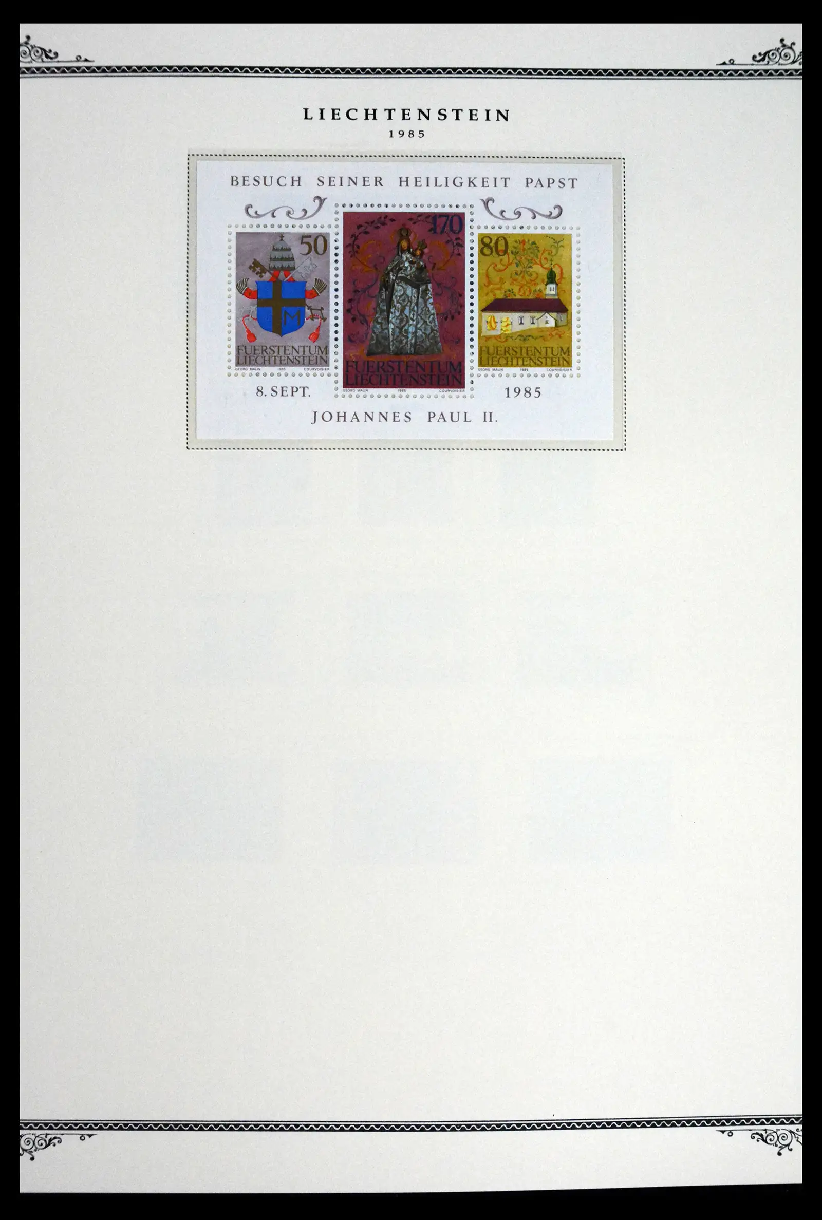 41586 0045 - Stamp collection 41586 Liechtenstein complete 1955-2010.