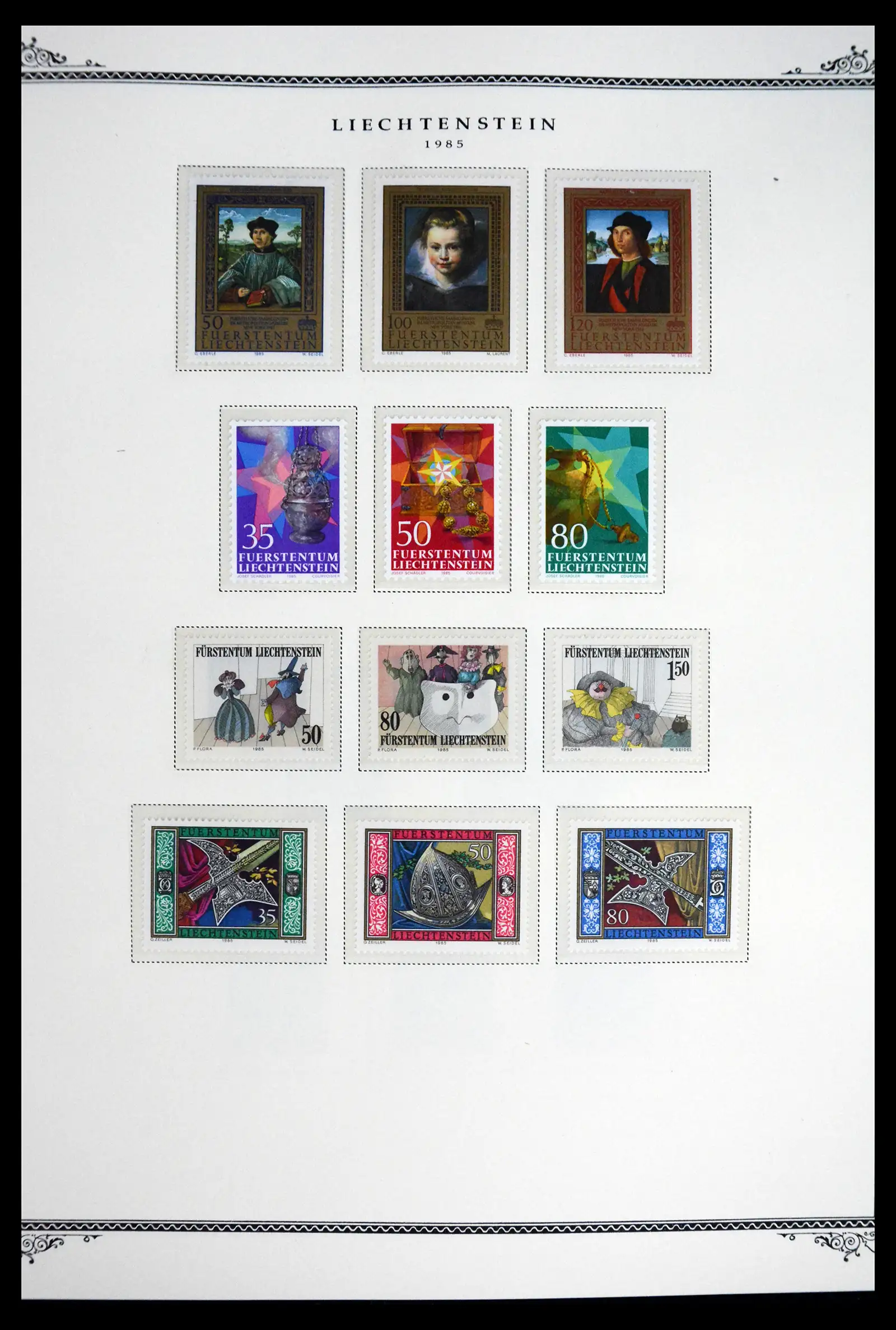 41586 0046 - Stamp collection 41586 Liechtenstein complete 1955-2010.