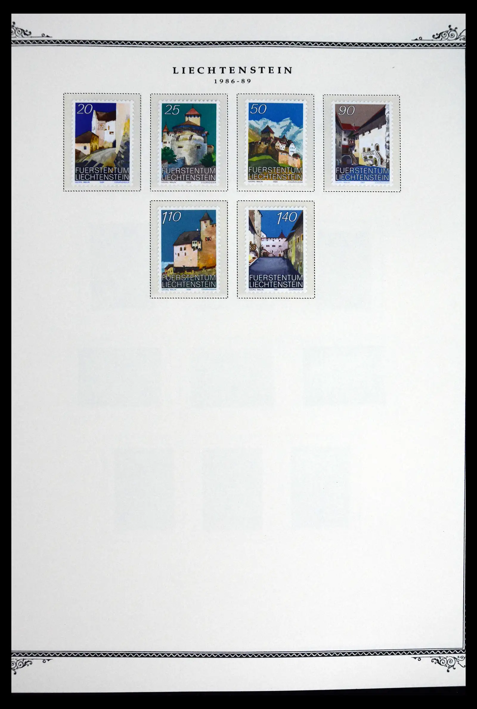 41586 0049 - Stamp collection 41586 Liechtenstein complete 1955-2010.