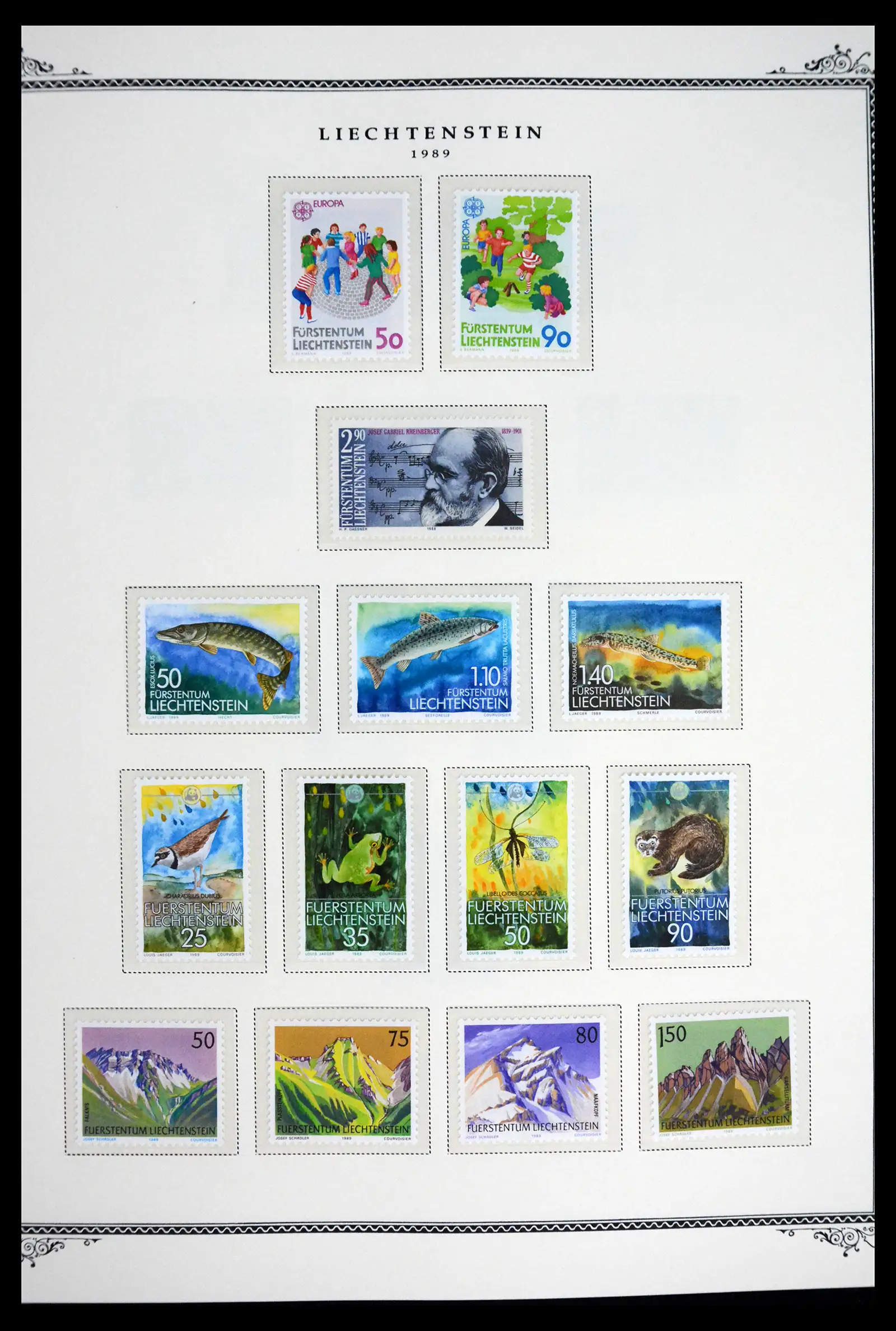 41586 0055 - Stamp collection 41586 Liechtenstein complete 1955-2010.