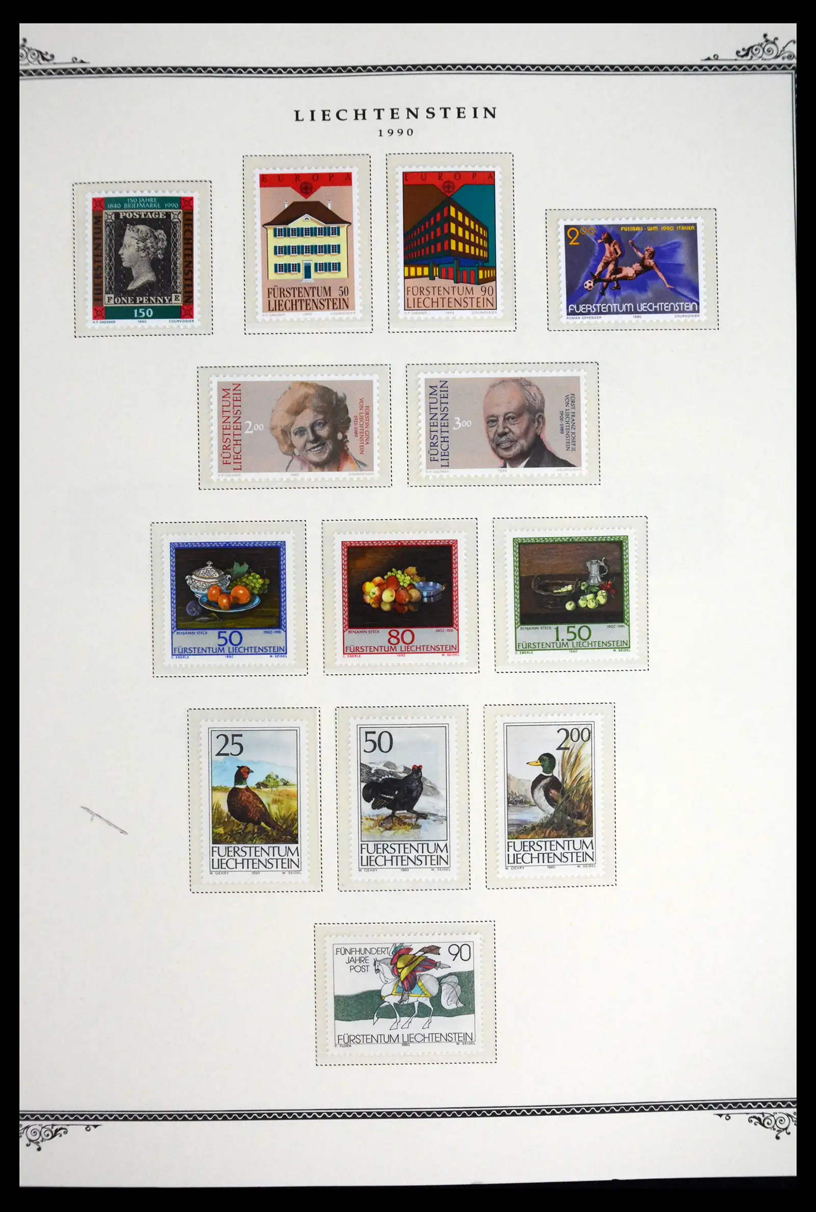 41586 0057 - Stamp collection 41586 Liechtenstein complete 1955-2010.