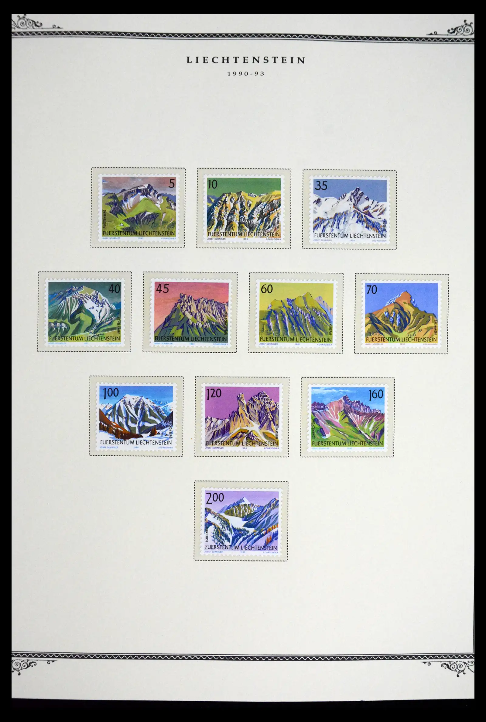 41586 0058 - Stamp collection 41586 Liechtenstein complete 1955-2010.